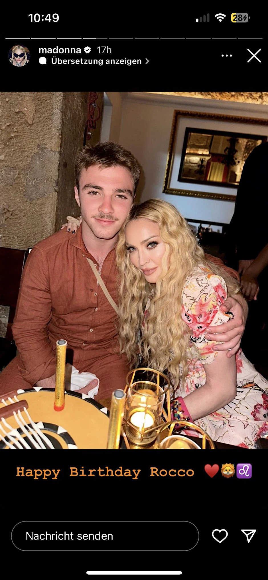 Madonna feierte den Geburtstag ihres Sohnes Rocco in Lissabon