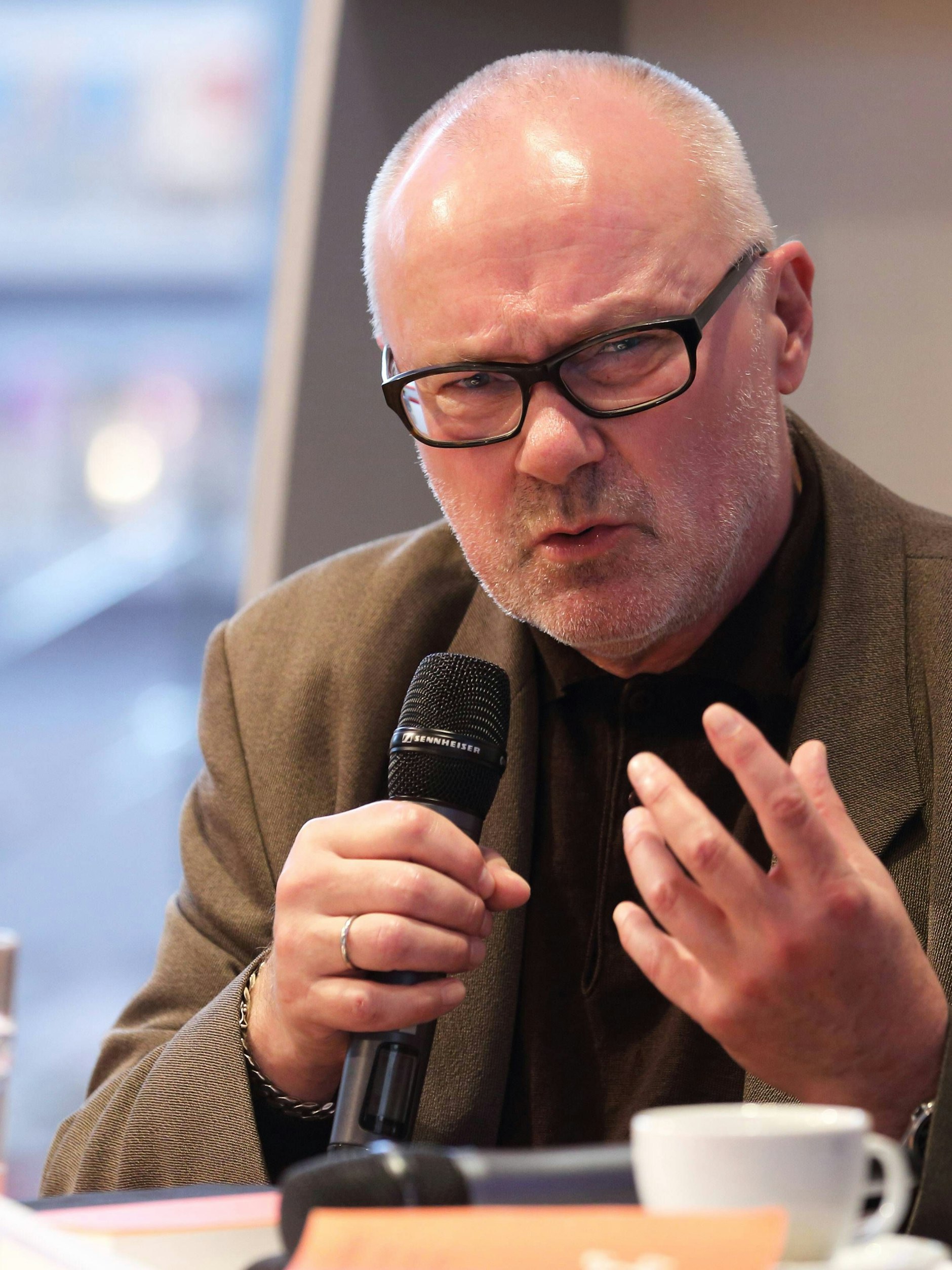 Thomas Kapielski 2014 auf der Frankfurter Buchmesse.