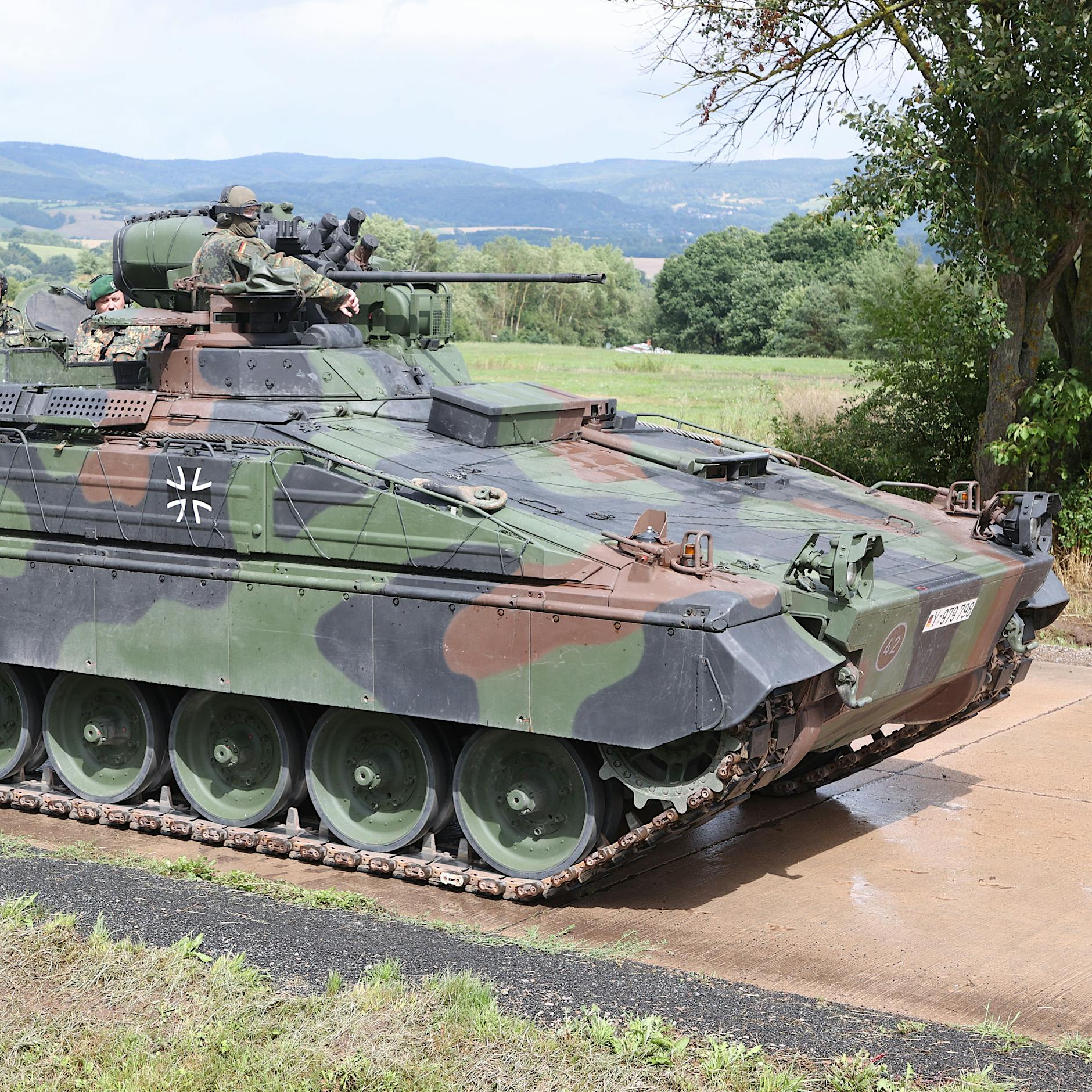 Ukraine setzt im Kampf gegen Russland erstmals deutsche Marder-Panzer ein