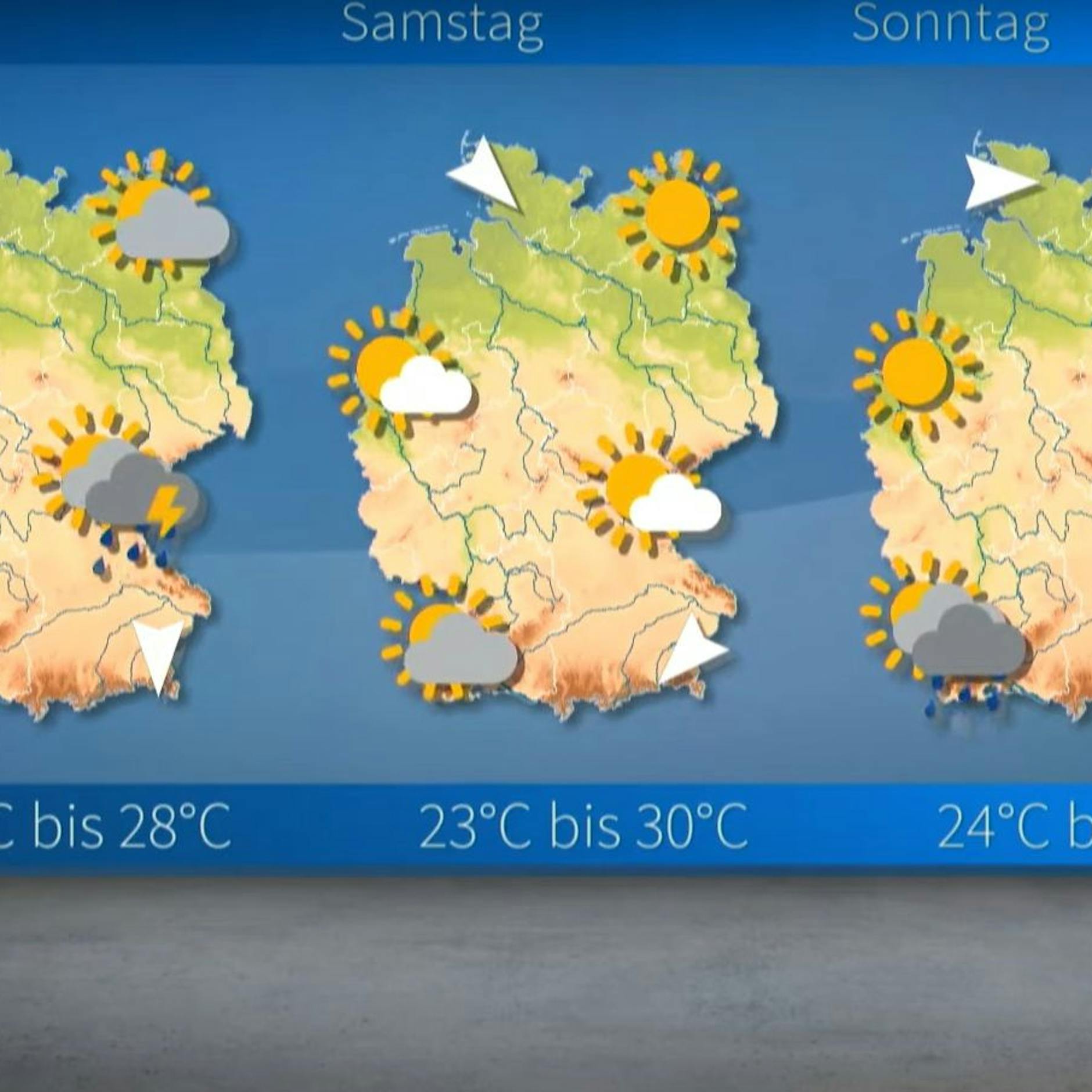 Wetter: Heute noch Gewitter – dann kommt die Mega-Hitze!