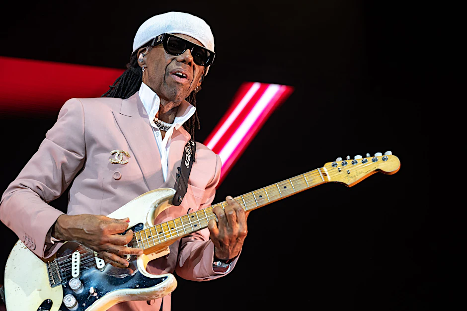Nile Rodgers, hier beim Konzert im Berliner Tempodrom Anfang August 2023