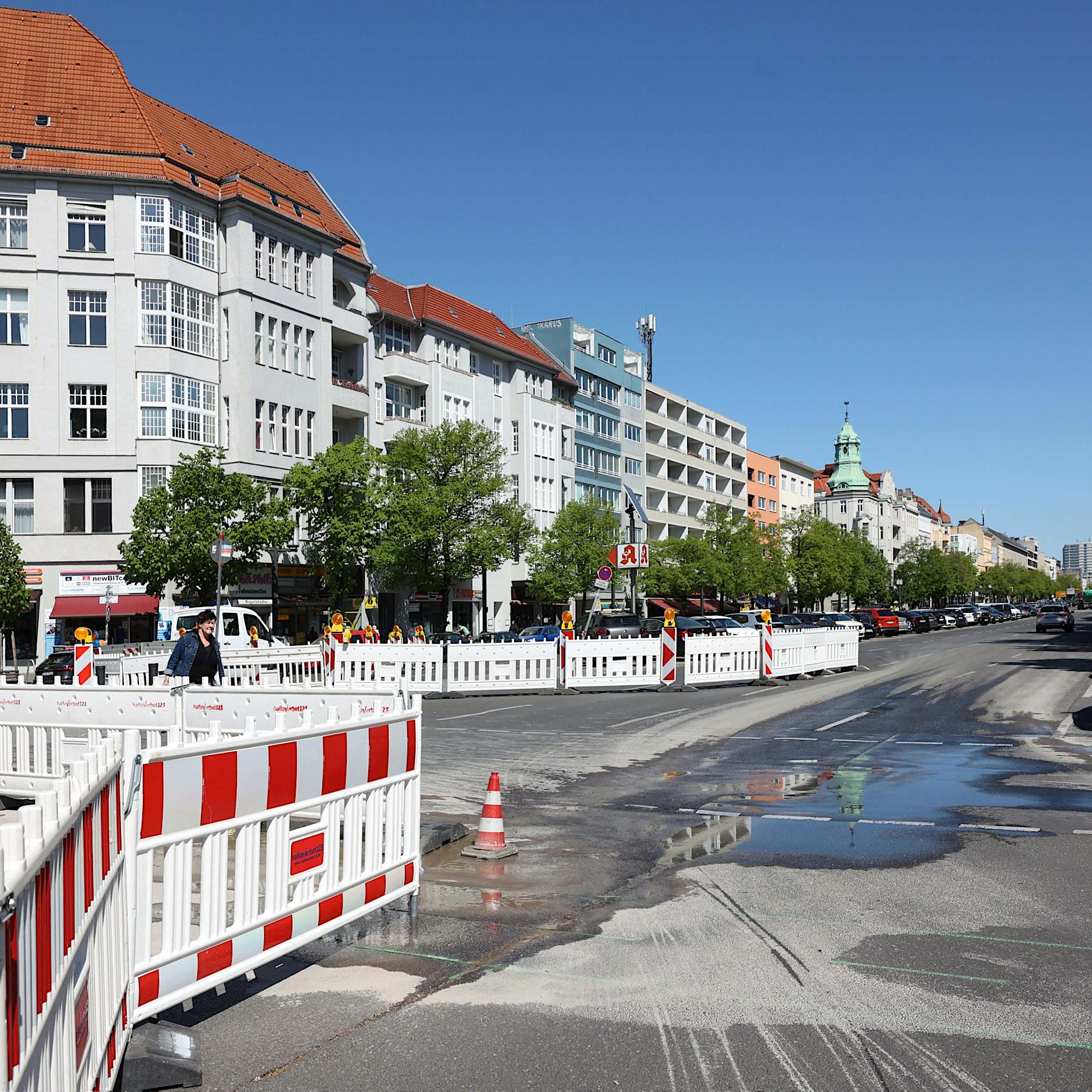Stralauer Allee und Kaiserdamm: Nicht mehr lange, dann dürfen dort wieder Autos fahren