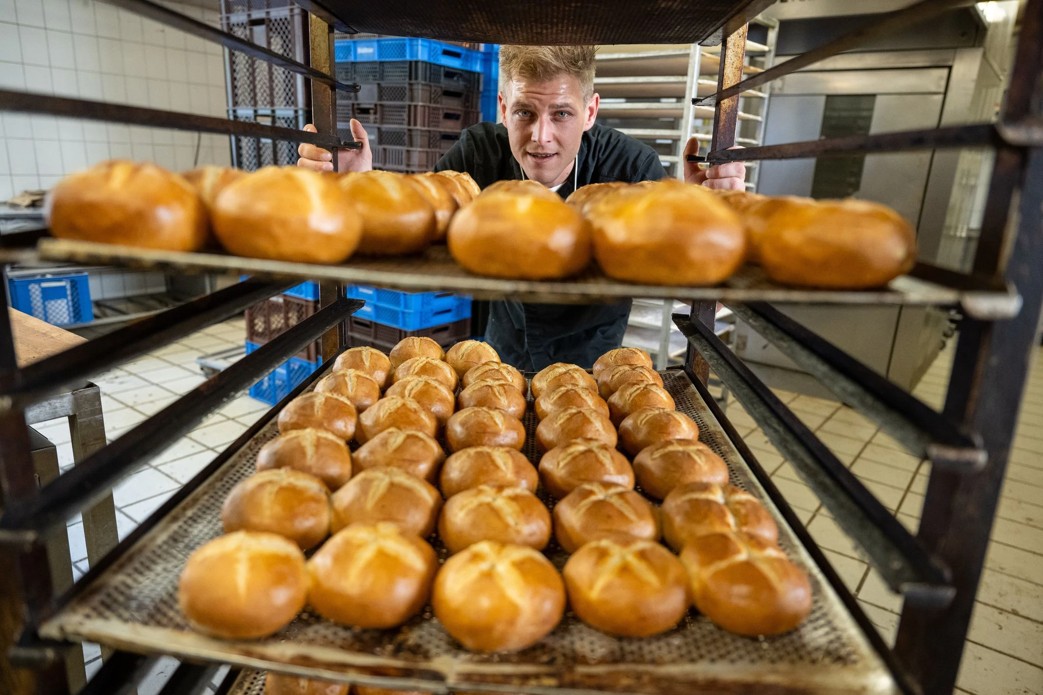 PRODUKTION - Inzwischen in der sechsten Generation beschäftigt die Brücklmaier Bäckerei rund 70 Mitarbeiter in fünf Filialen in München und drei im Umland.  
