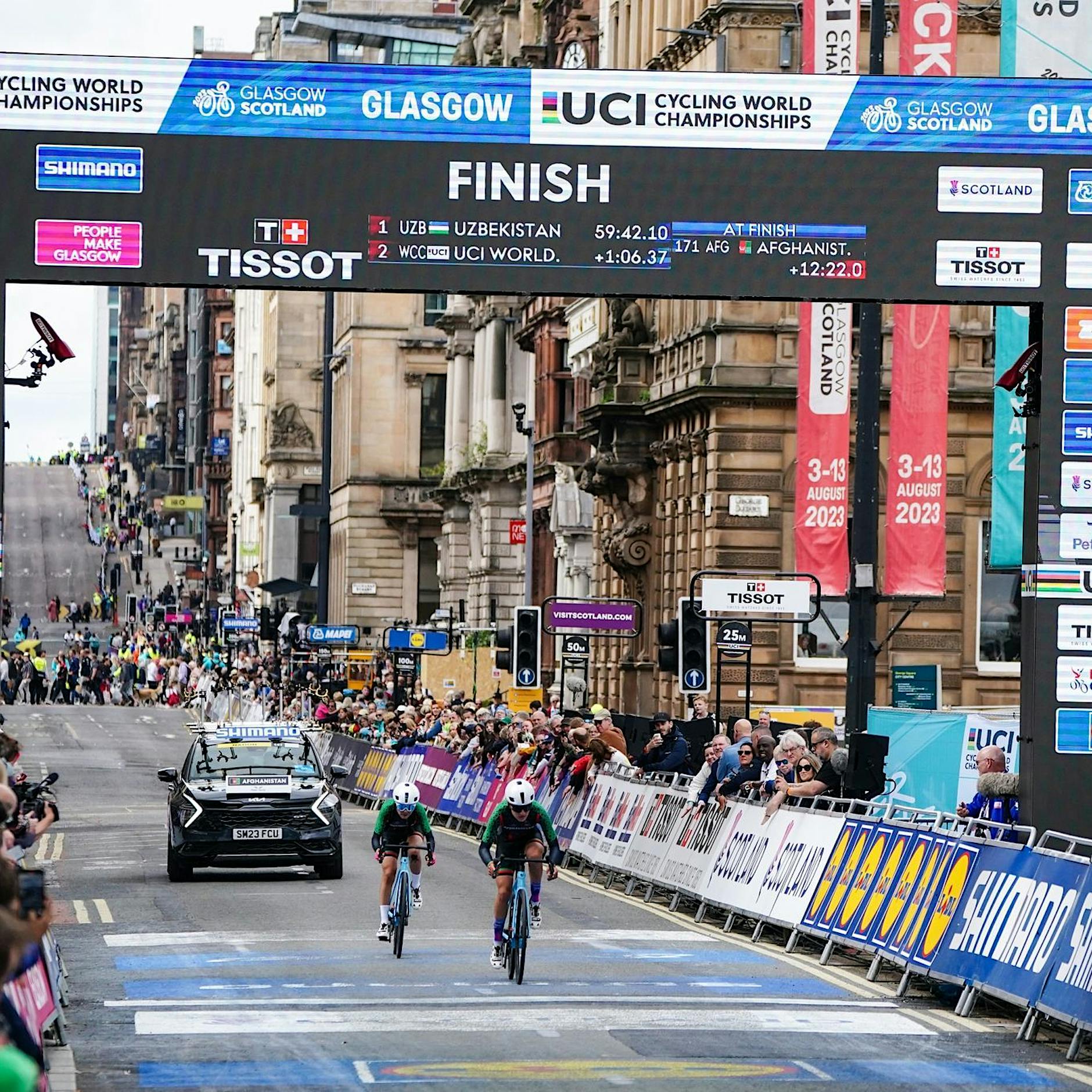 Strampeln für die Rechte der afghanischen Frauen