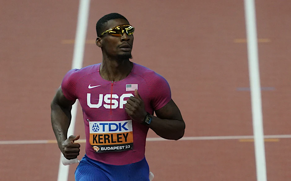 US-Sprinter Fred Kerley will seinen Titel über die 100 Meter verteidigen.  