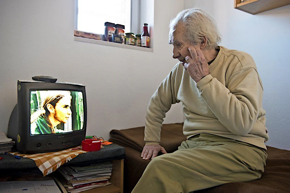 Herbert M. in seiner Zelle in der Justizvollzugsanstalt Brandenburg an der Havel. Dort starb er 2019.