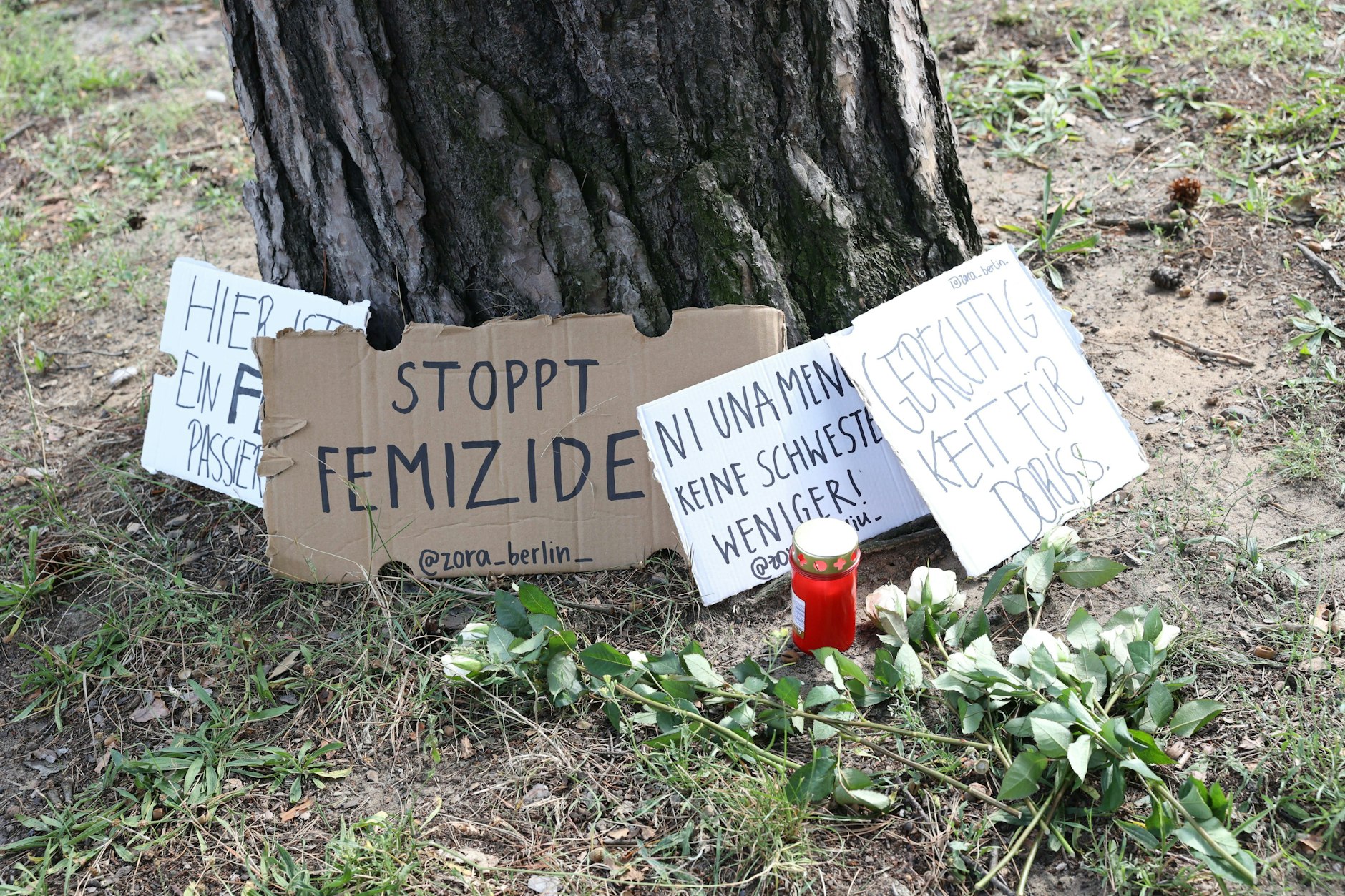 Die Frauenorganisation Zora hat gegen den Mord an einer 85-Jährigen friedlich demonstriert.&nbsp;