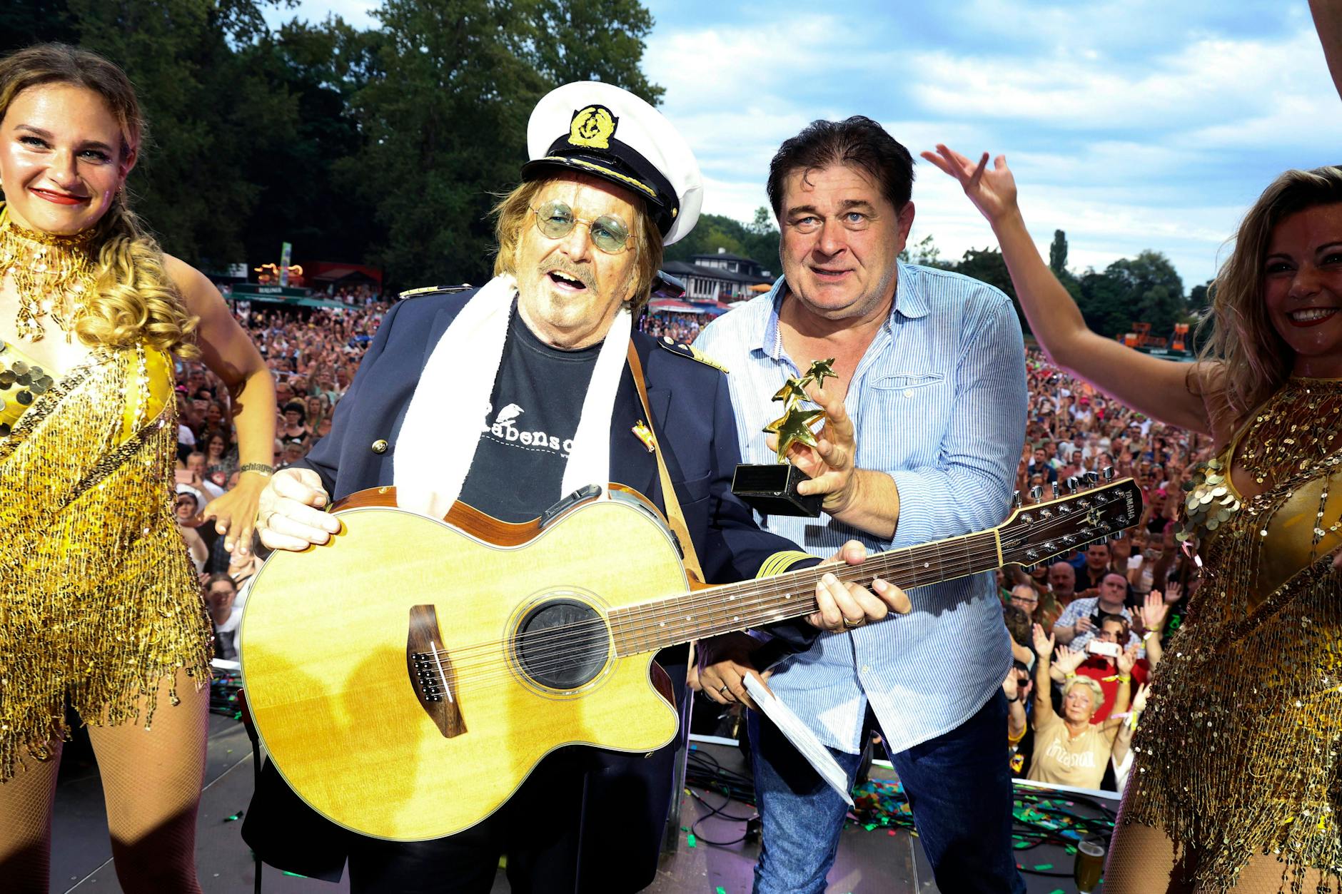 Frank Zander hatte beim SchlagerOlymp seinen letzten Auftritt auf einer großen Bühne.