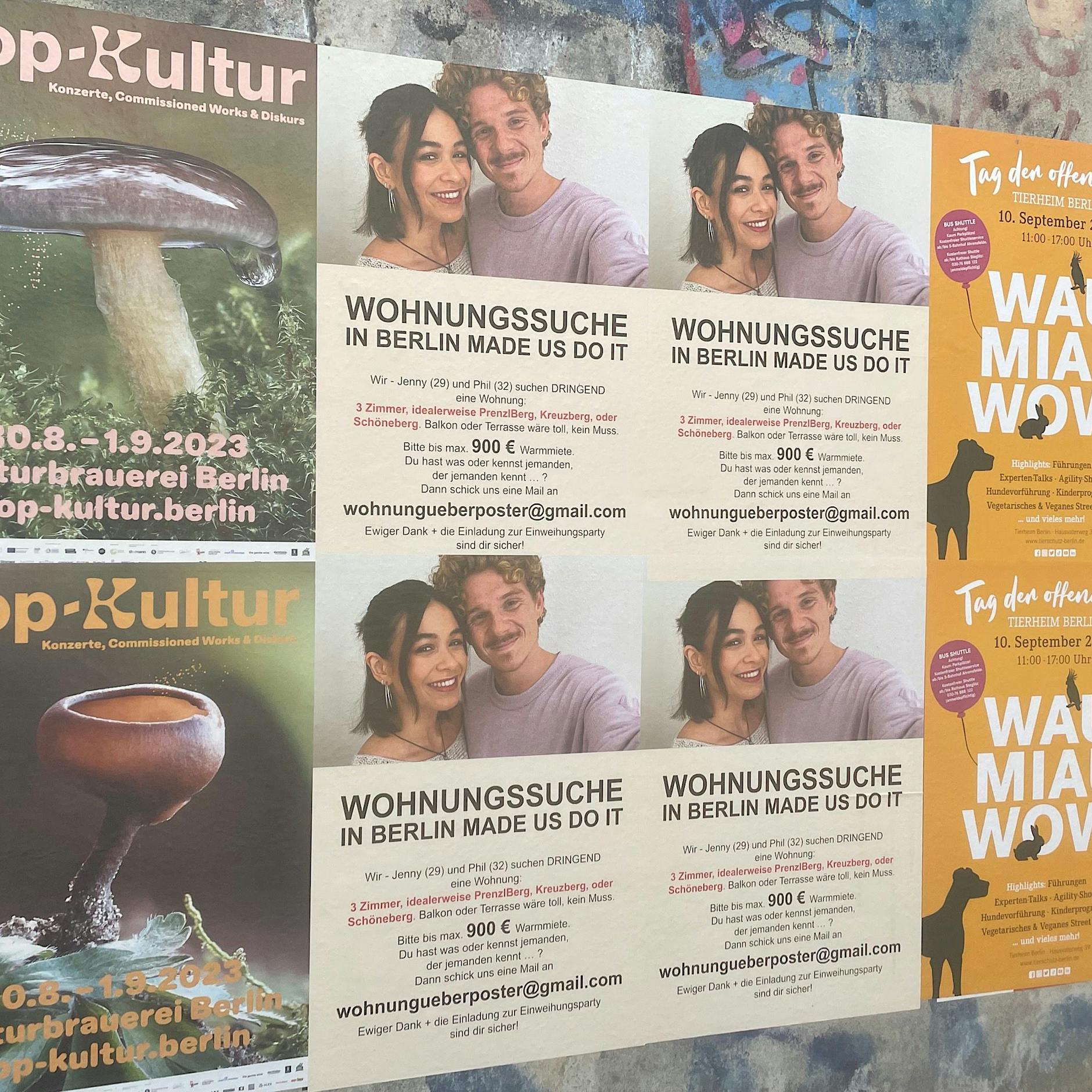 Wohnungsnot in Berlin: „Wir suchen 3 Zimmer für max. 900 Euro“ – Das steckt wirklich hinter dem Plakat