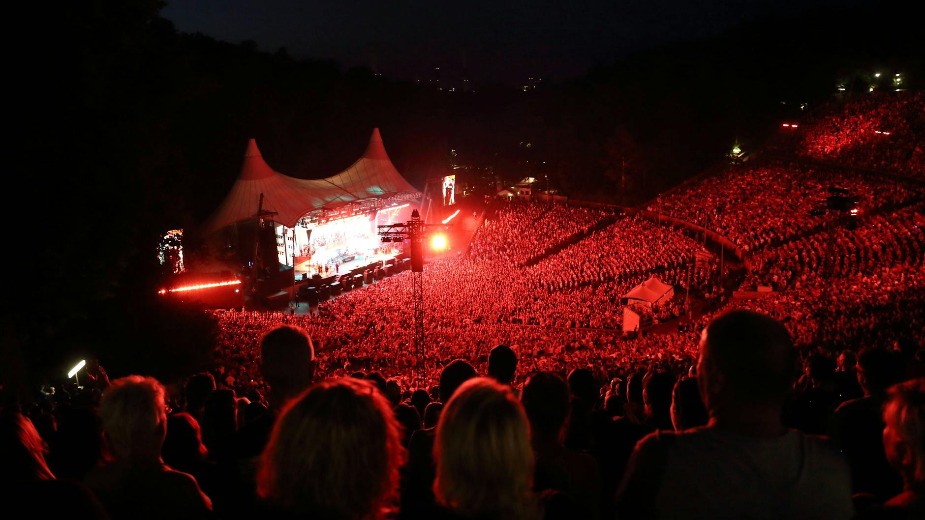 Peter Fox’ Konzert in der Waldbühne am Dienstag war ausverkauft.