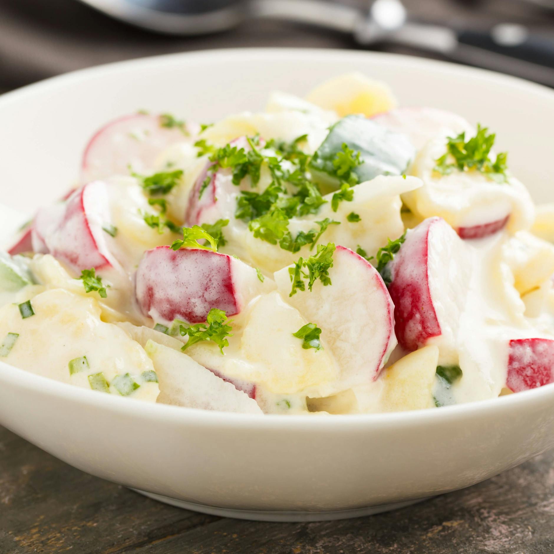 Rezept für Kartoffelsalat mit Radieschen: Ein echter Schlank-Kracher!