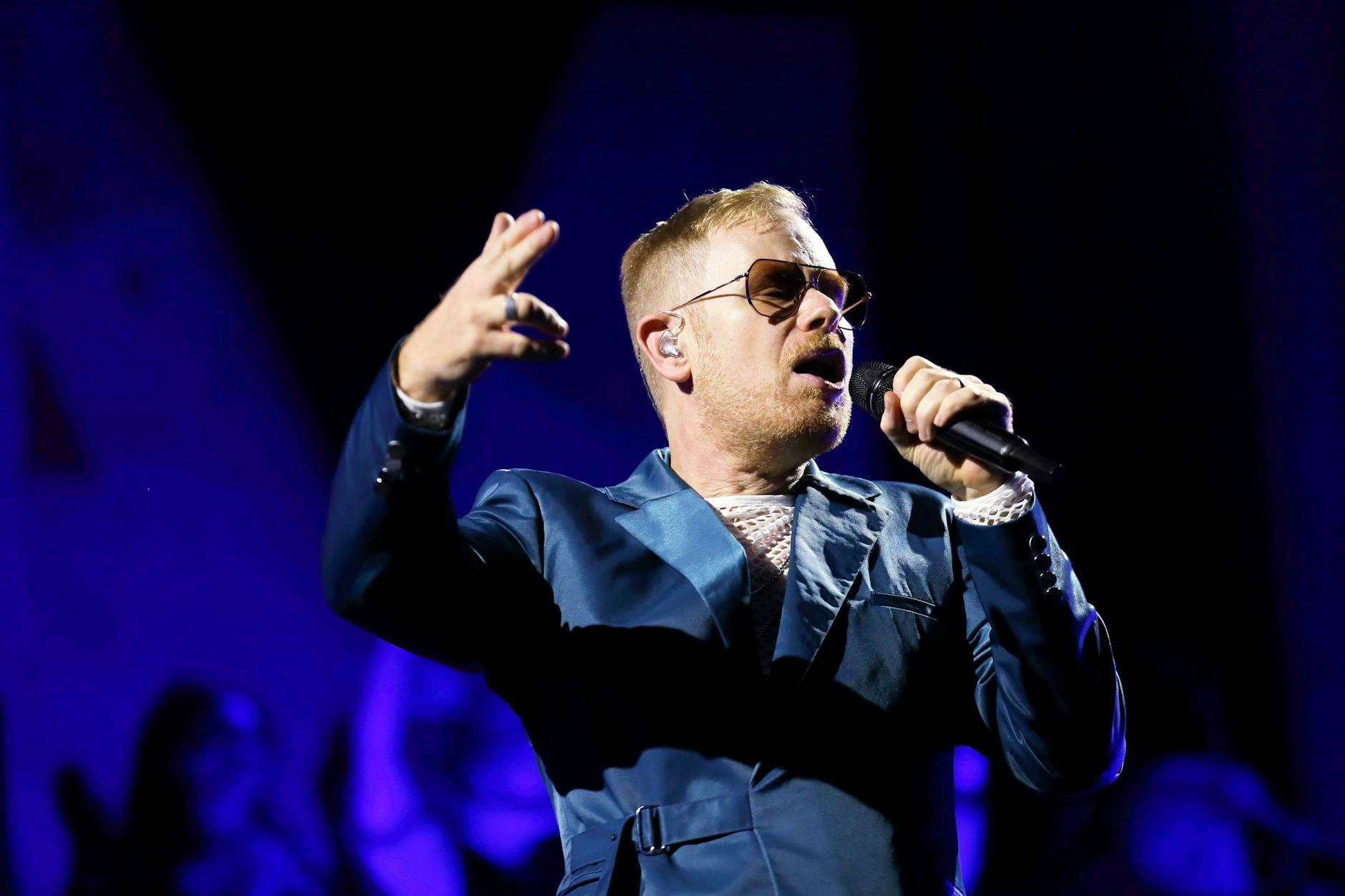 Pierre Baigorry alias Peter Fox beim Konzert in der Waldbühne in Berlin am 22. August 2023