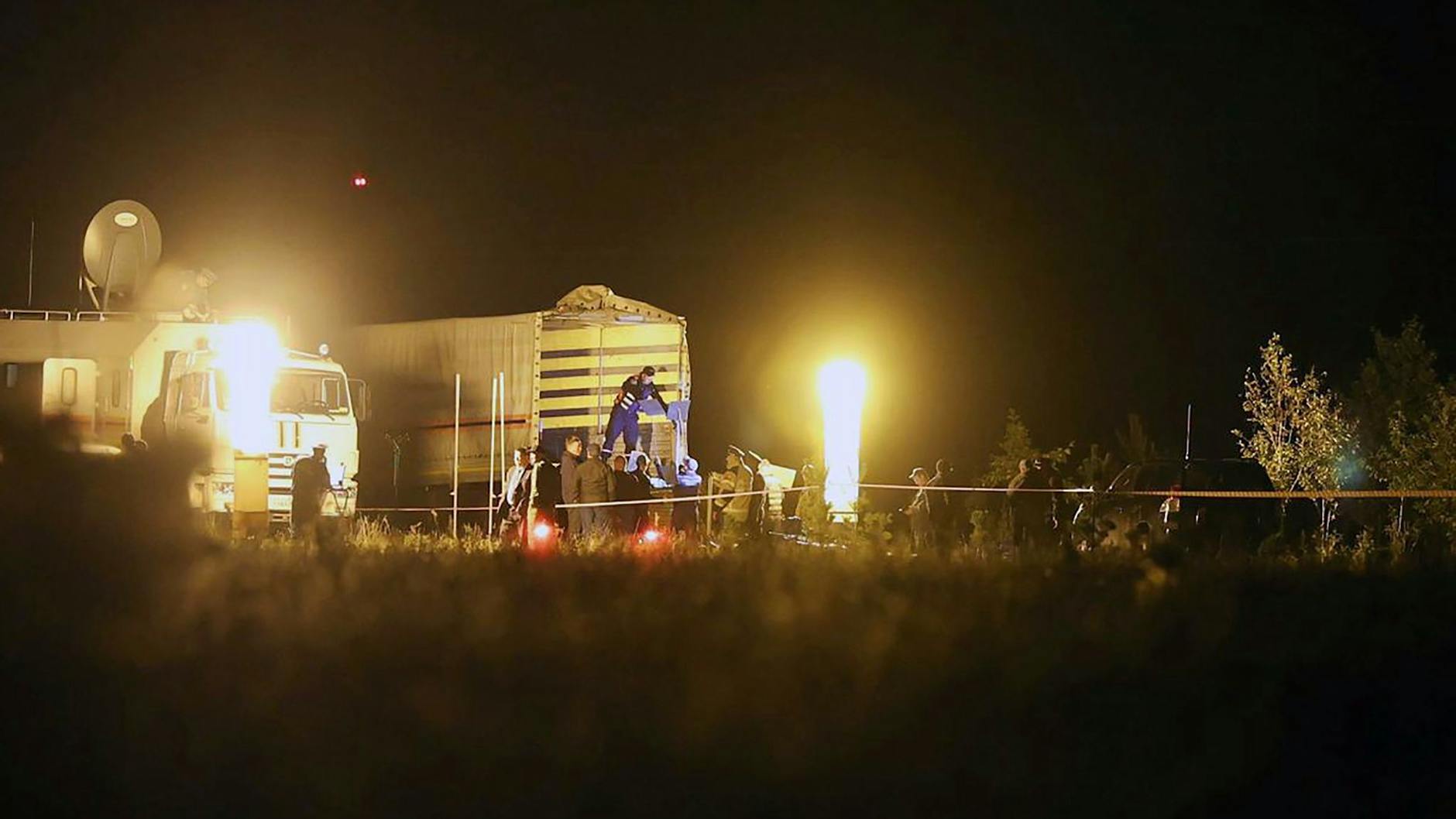 Für den Absturz des Privatjets gibt es bisher keine offizielle Ursache. Der Fundort wurde weiträumig abgesperrt. 