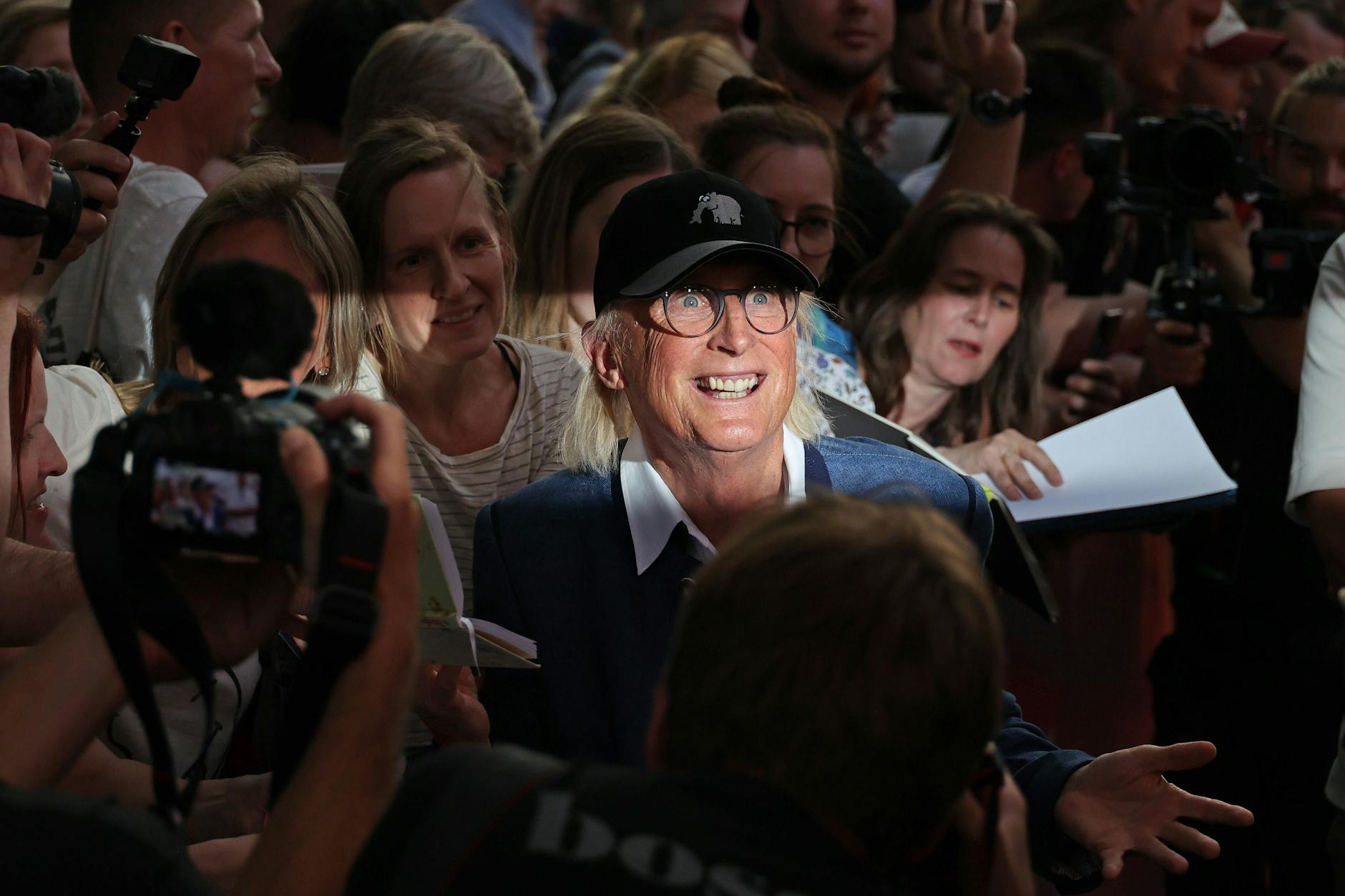 Otto Waalkes während der Deutschlandpremiere von „Indiana Jones und das Rad des Schicksals“ in Berlin
