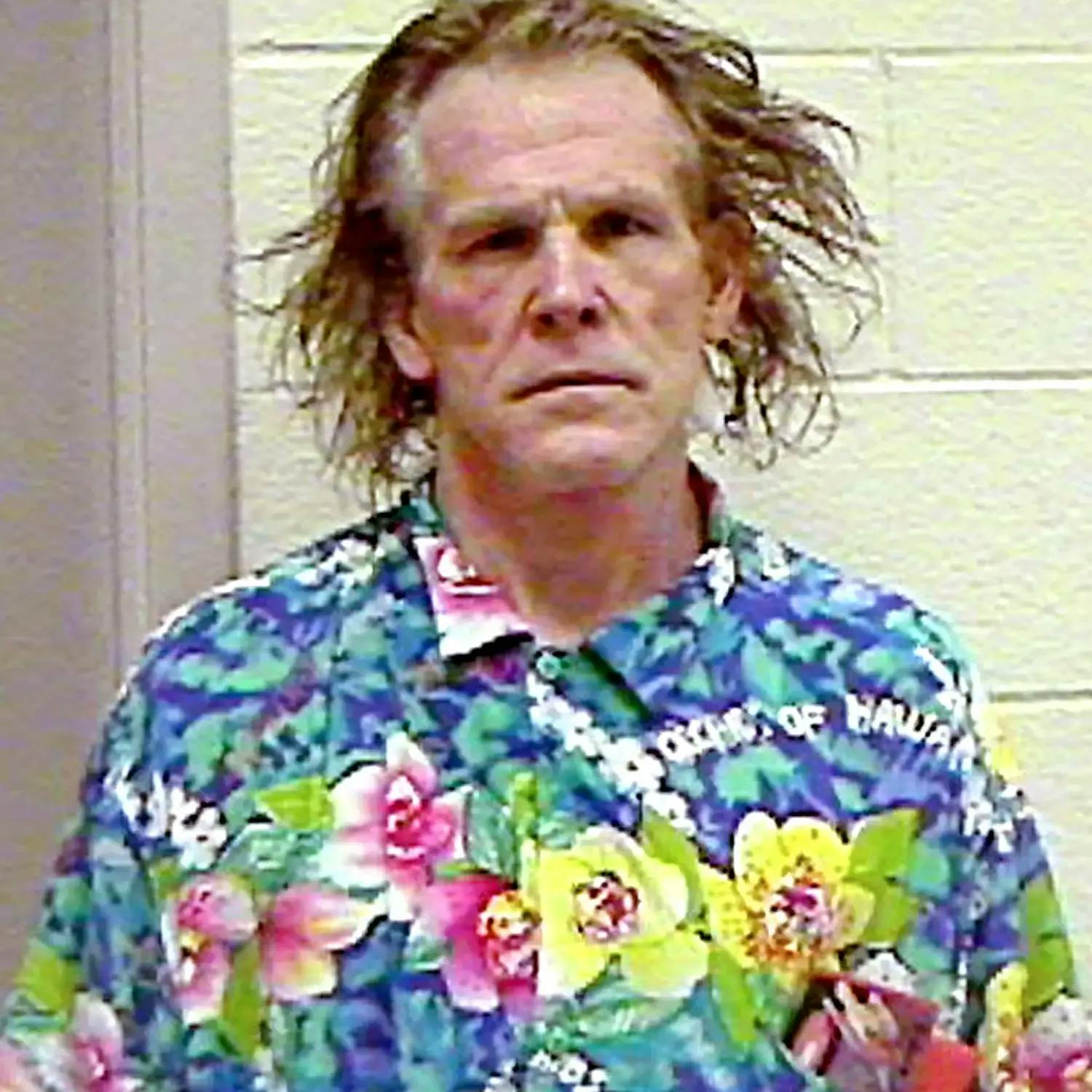 Nick Noltes Polizeifoto von 2002.