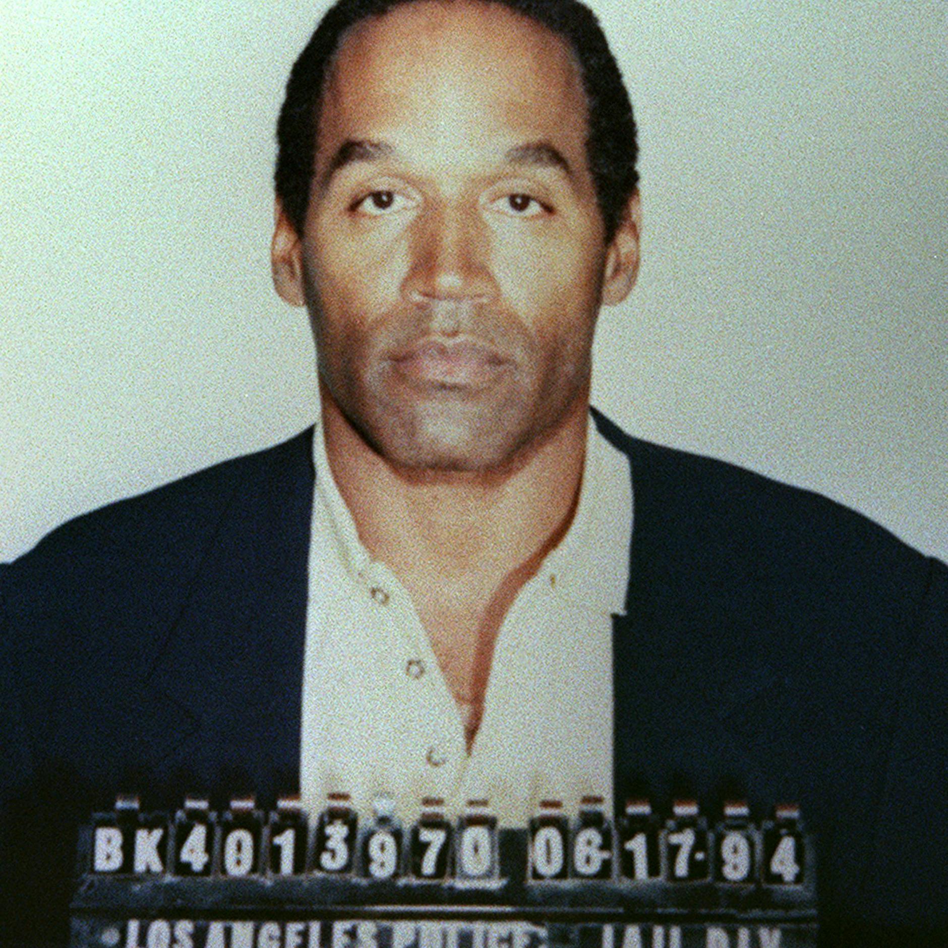 O.J. Simpsons Polizeifoto von 1994.