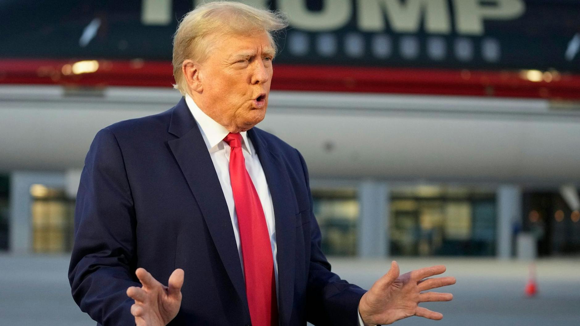 Ex-US-Präsident Donald Trump möchte noch einmal zum Präsidenten gewählt werden.