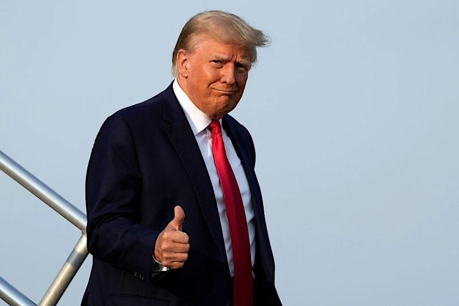 Der Ex-Präsident Donald Trump hat einen Beitrag bei der Twitter-Nachfolgeplattform X gepostet.  