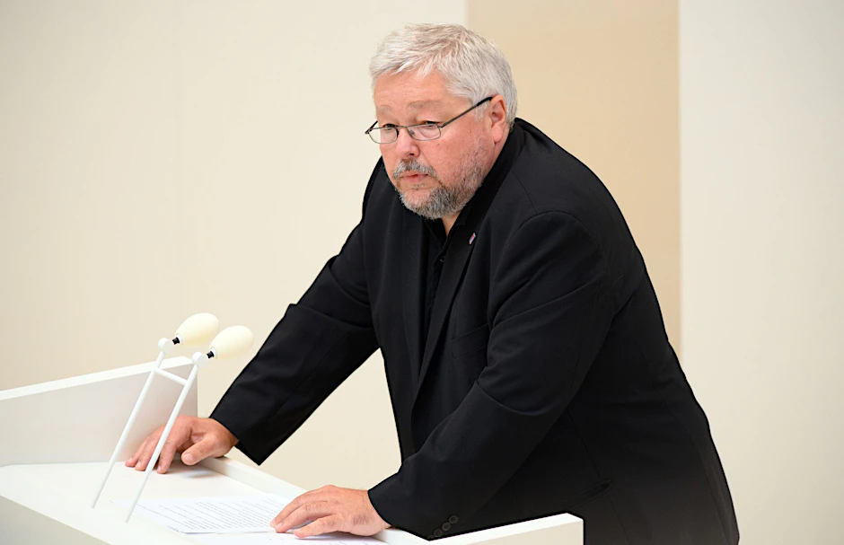ARCHIV - Thomas Domres, Parlamentarischer Geschäftsführer Die Linke.  a/Archivbild