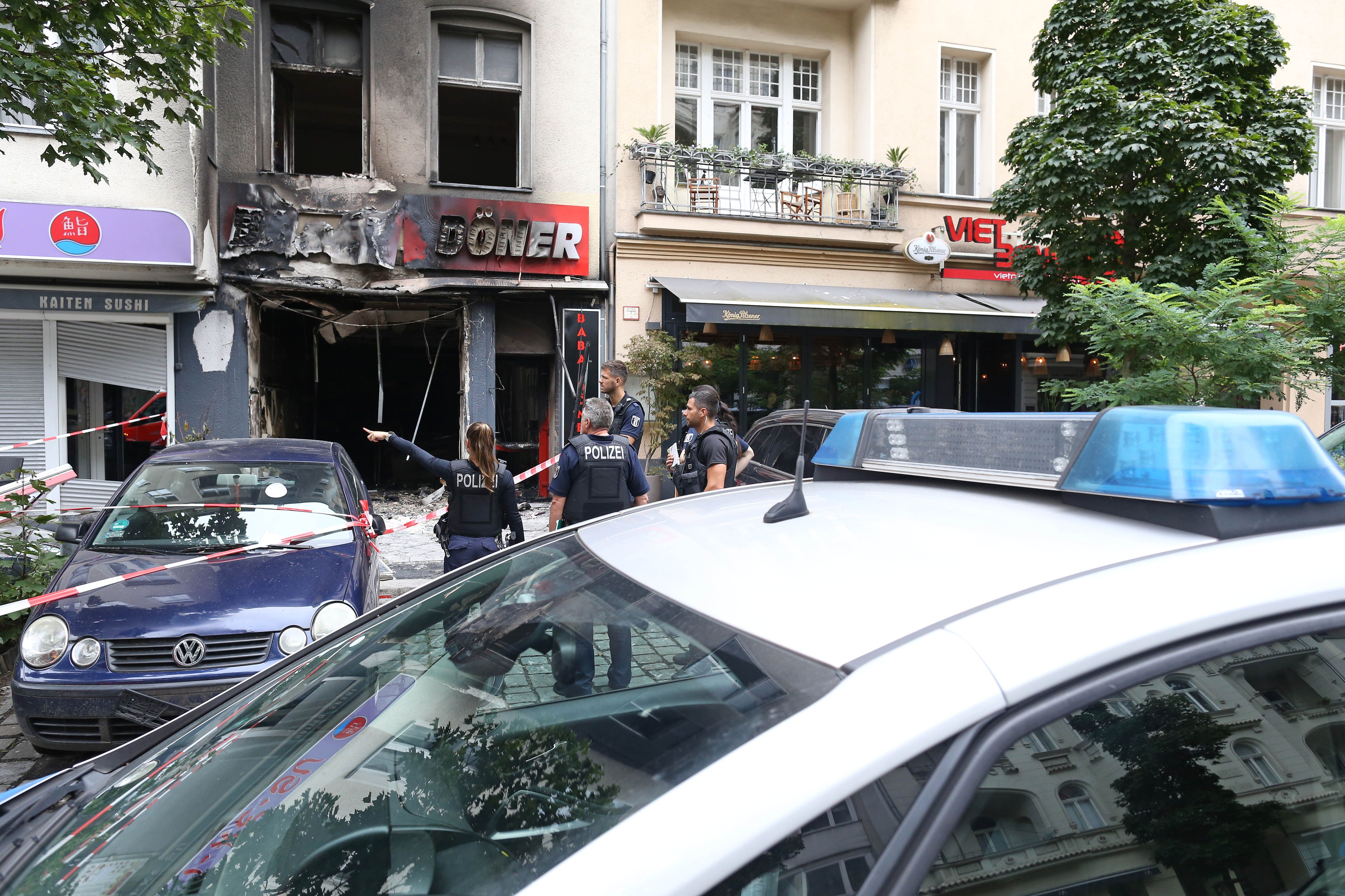 Image - Explosion im Dönerimbiss in der Uhlandstraße: Offenbar Brandanschlag