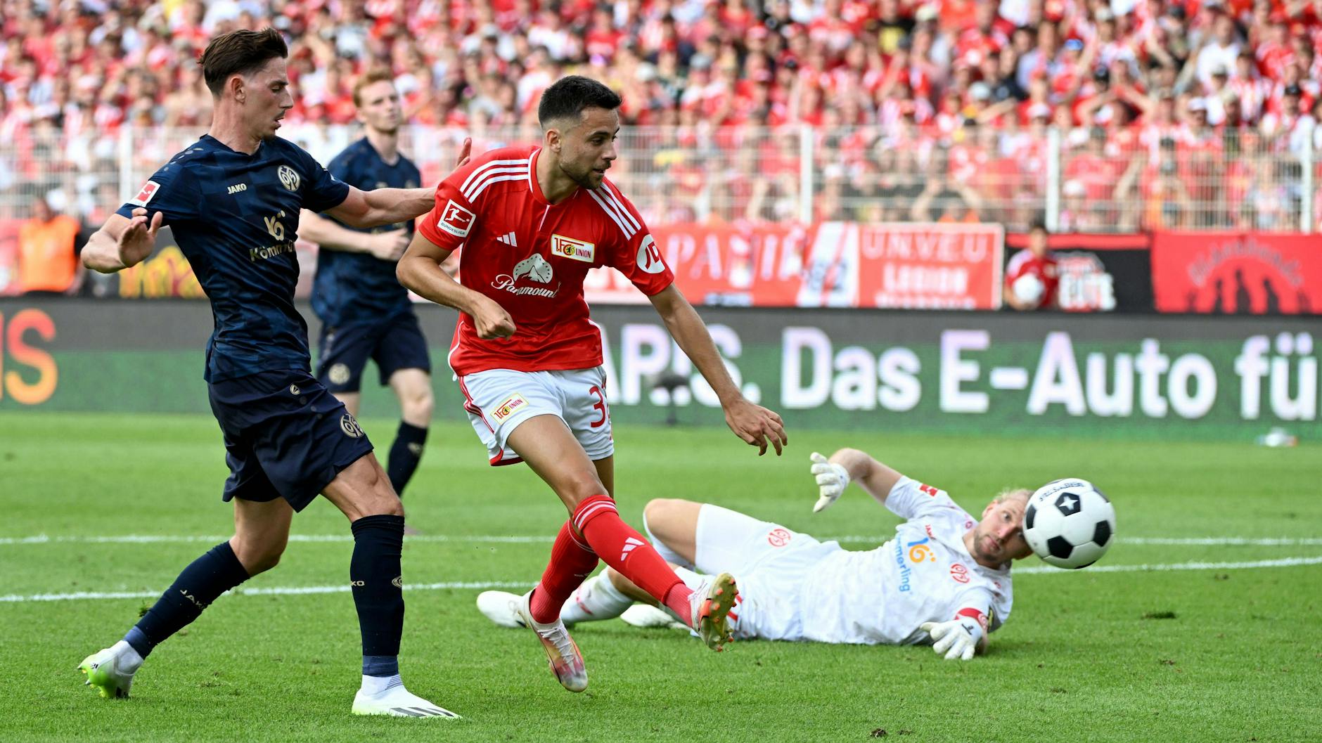Traf gegen Mainz noch zum 4:1 für den 1. FC Union und ist jetzt bei KAS Eupen in Belgien: Milos Pantovic.