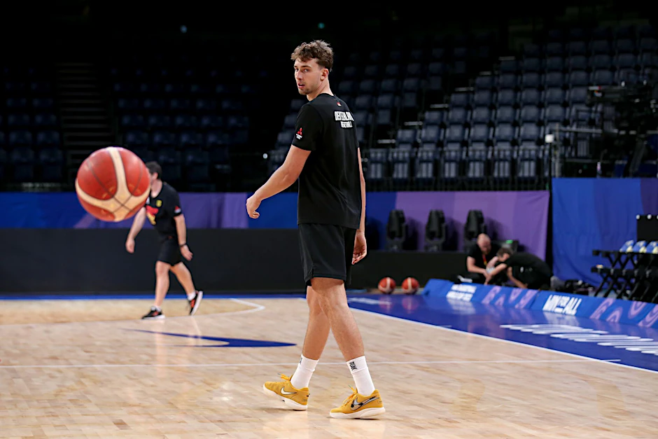 Machte nach seiner Verletzung wieder ein paar Trainingsübungen: Franz Wagner.  