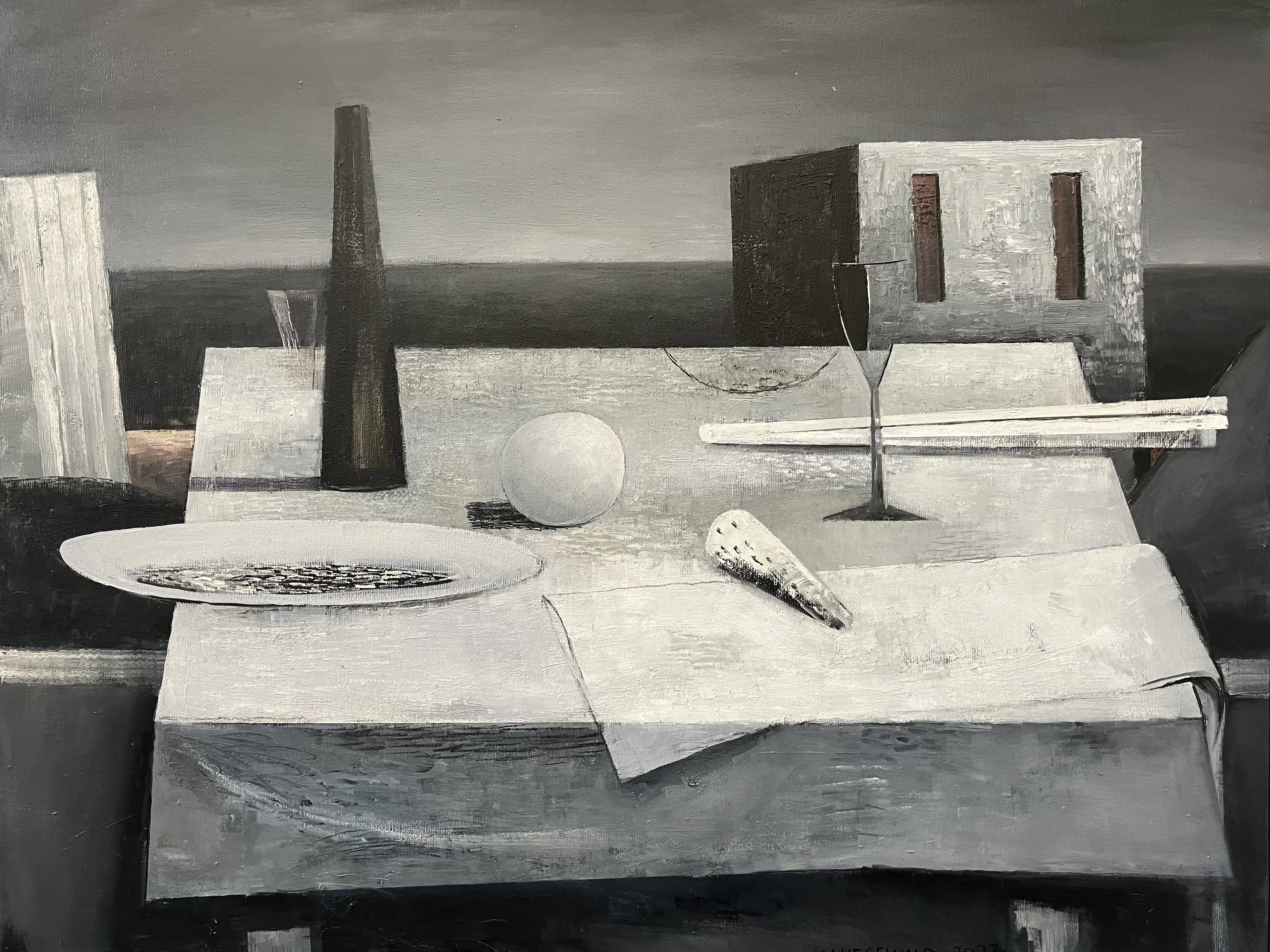 „Nocturne“, Öl auf Leinwand, 2023