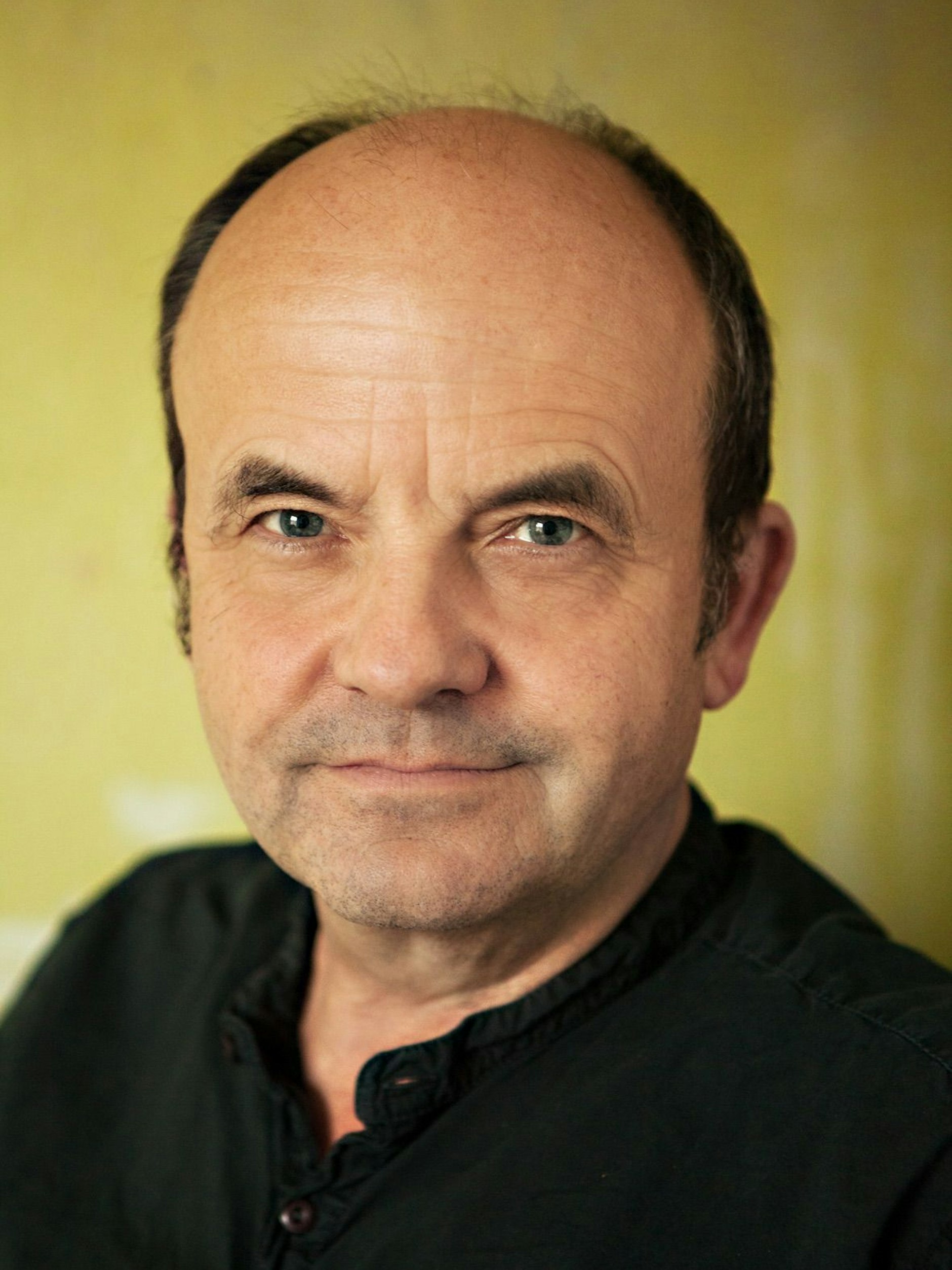 Der Berliner Maler Michael Hegewald aus dem Prenzlauer Berg.