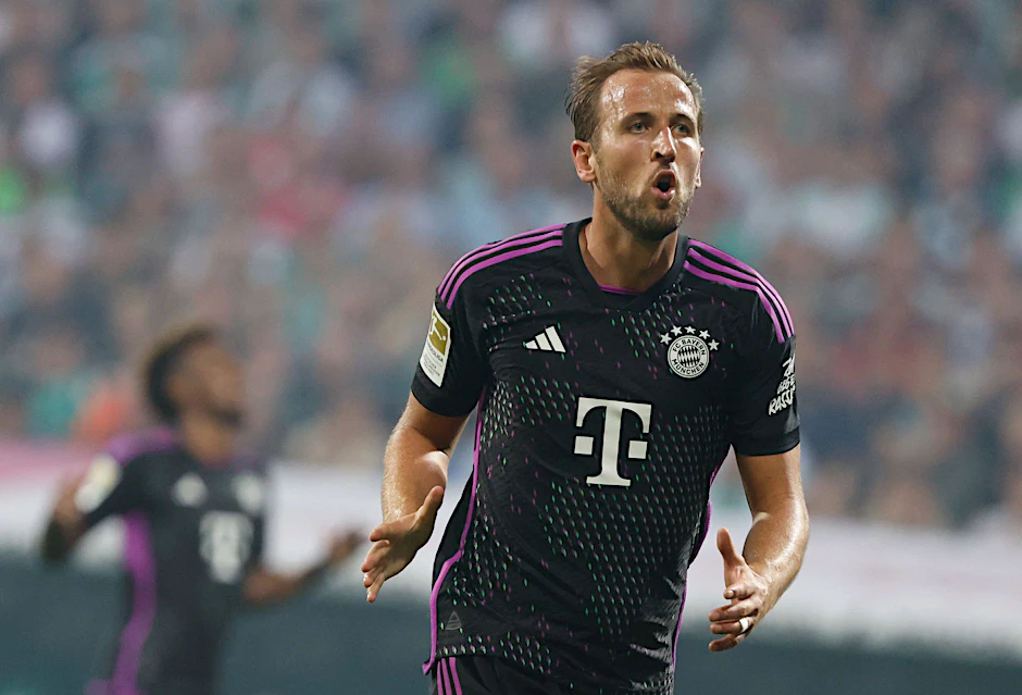 ARCHIV - Bayerns Neuzugang Harry Kane.  