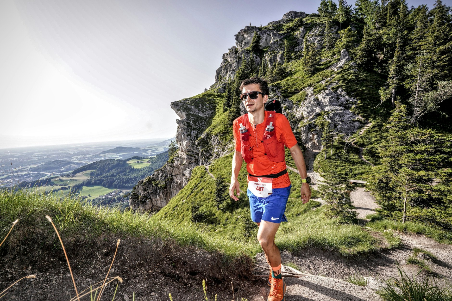 Der Berliner Ausdauersportler Felix Kuschmierz während eines 100-Kilometer-Rennens in Österreich.
