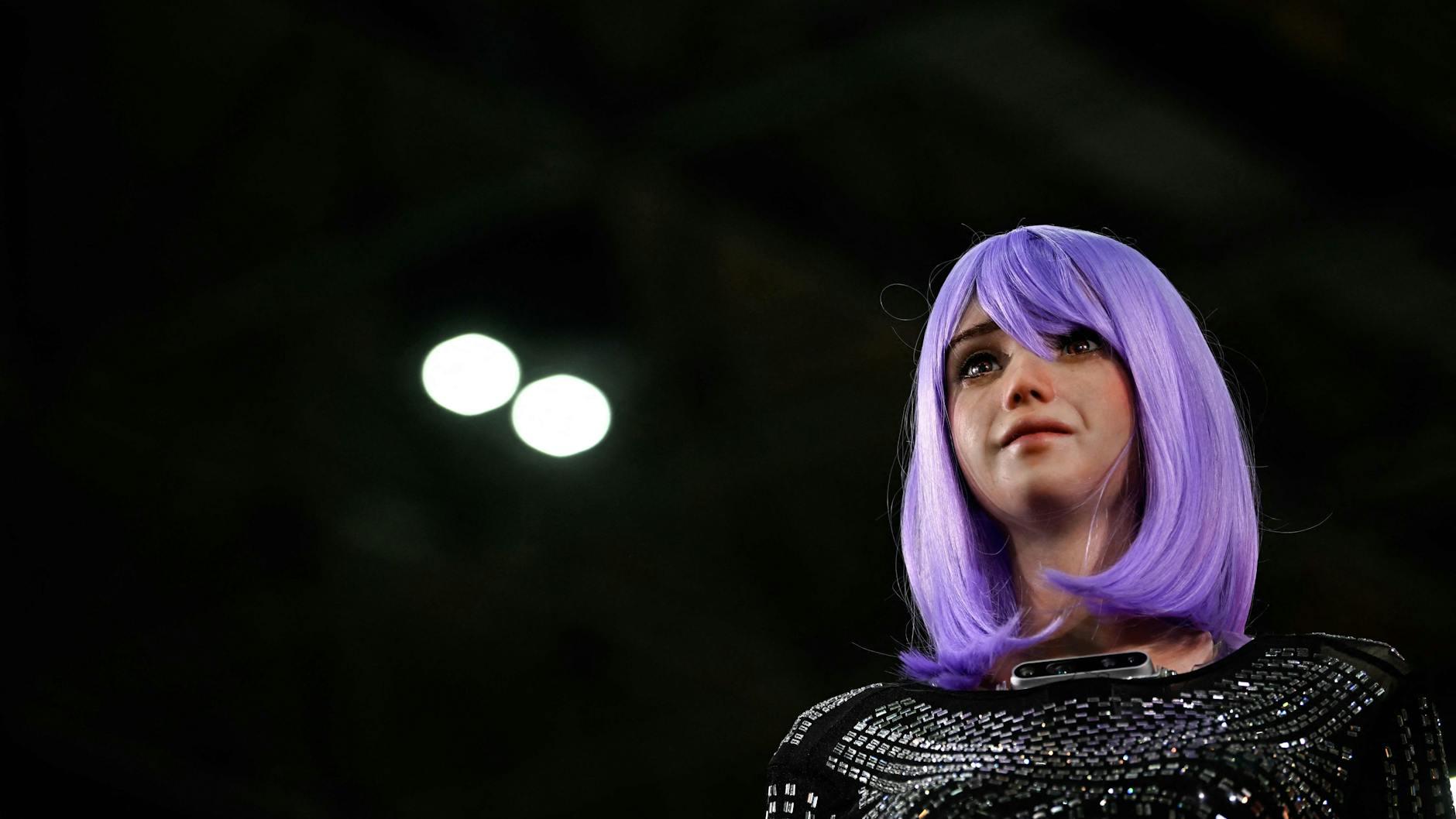 KI-Roboter Desdemona wurde bereits auf einer Messe in Rio de Janeiro gezeigt.