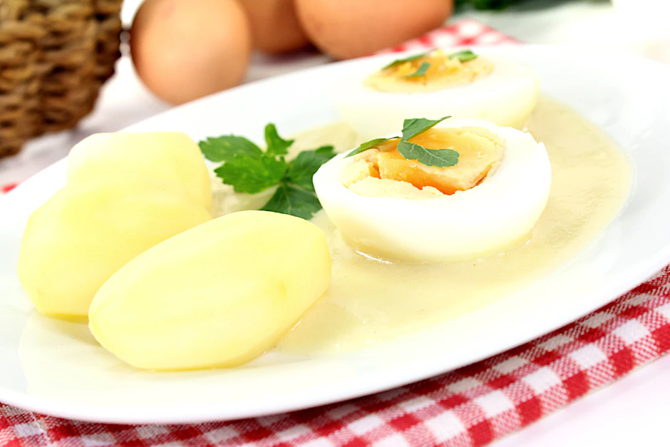 Eier mit Senfsoße waren ein klassisches Rezept in der Küche der DDR - aber nicht nur dort.
