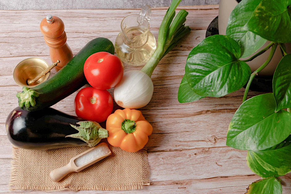 Eine ausgewogene Ernährung mit viel Gemüse hilft, die Cholesterinwerte zu senken.