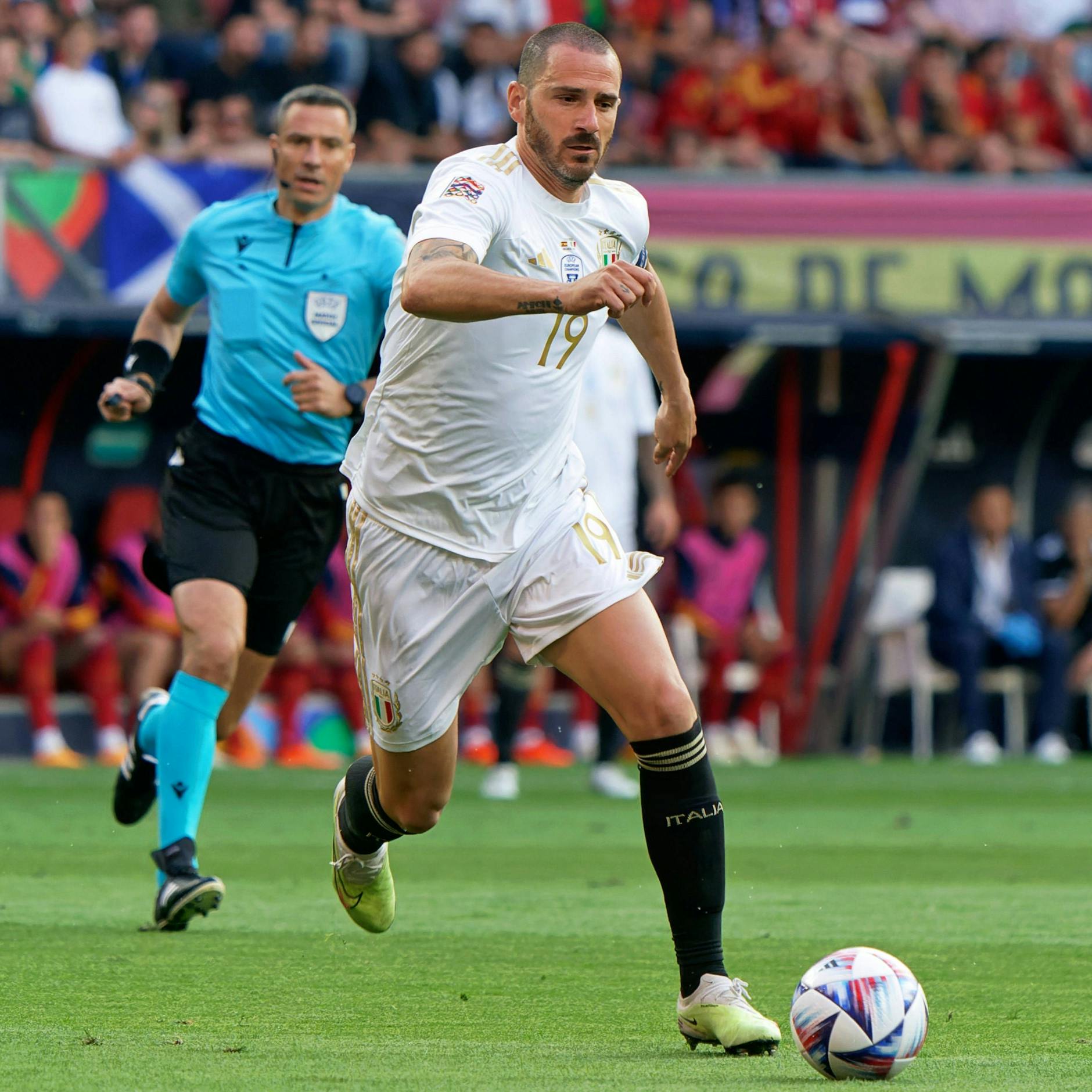 Leonardo Bonucci machte für Italien bisher 114 Länderspiele und wurde 2021 Europameister.