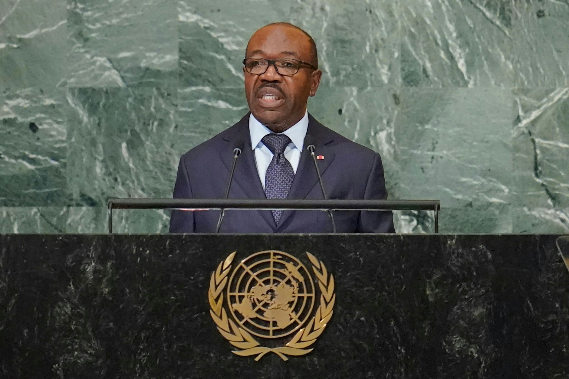 ARCHIV - Ali Bongo Ondimba wurde unter Hausarrest gestellt.