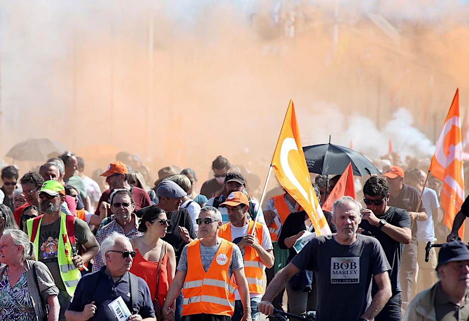 Die französischen Gewerkschaften haben in der Vergangenheit gegen das höhere Renteneintrittsalter zum Protest aufgerufen.&nbsp;