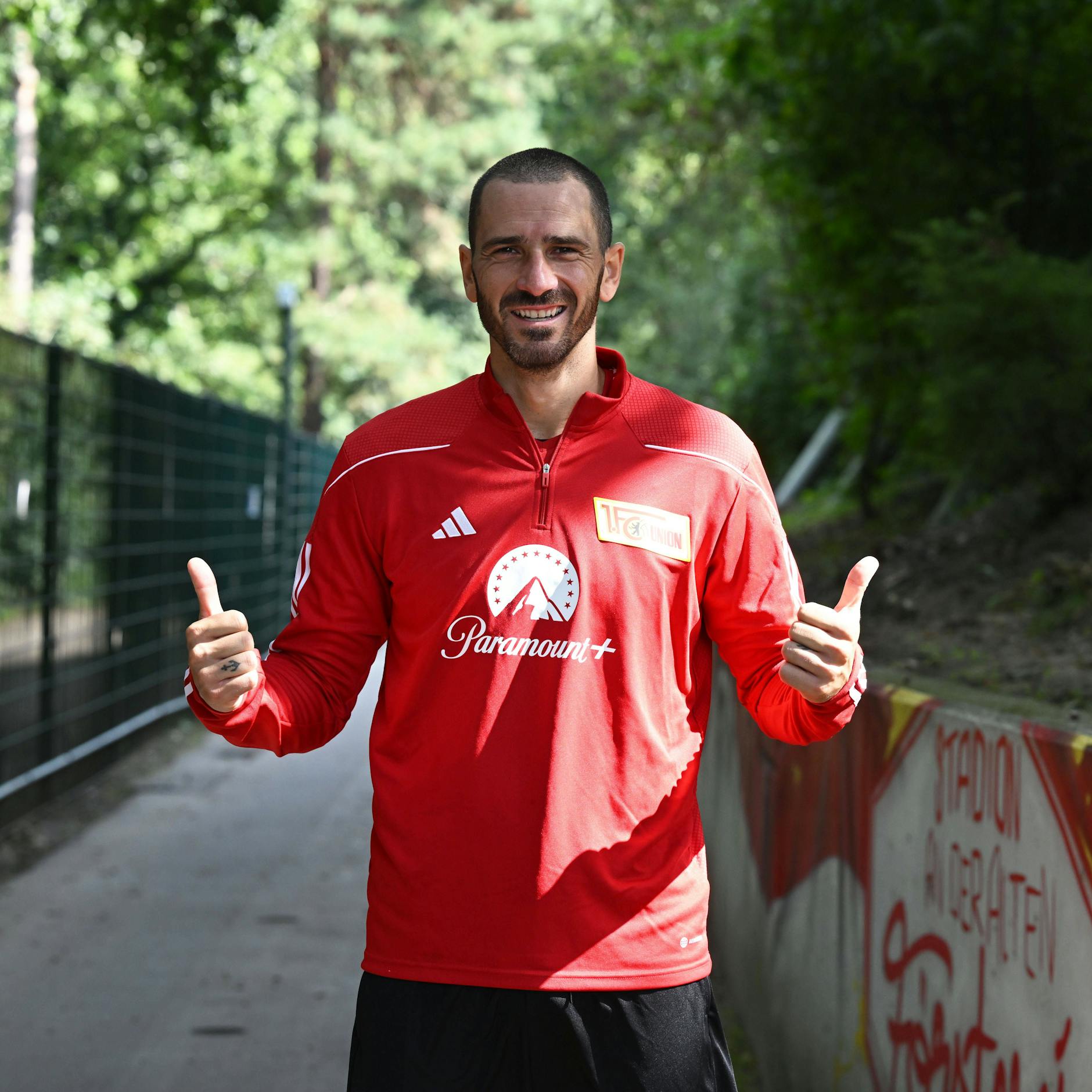 Leonardo Bonucci freut sich riesig auf sein erstes Spiel für den 1. FC Union.