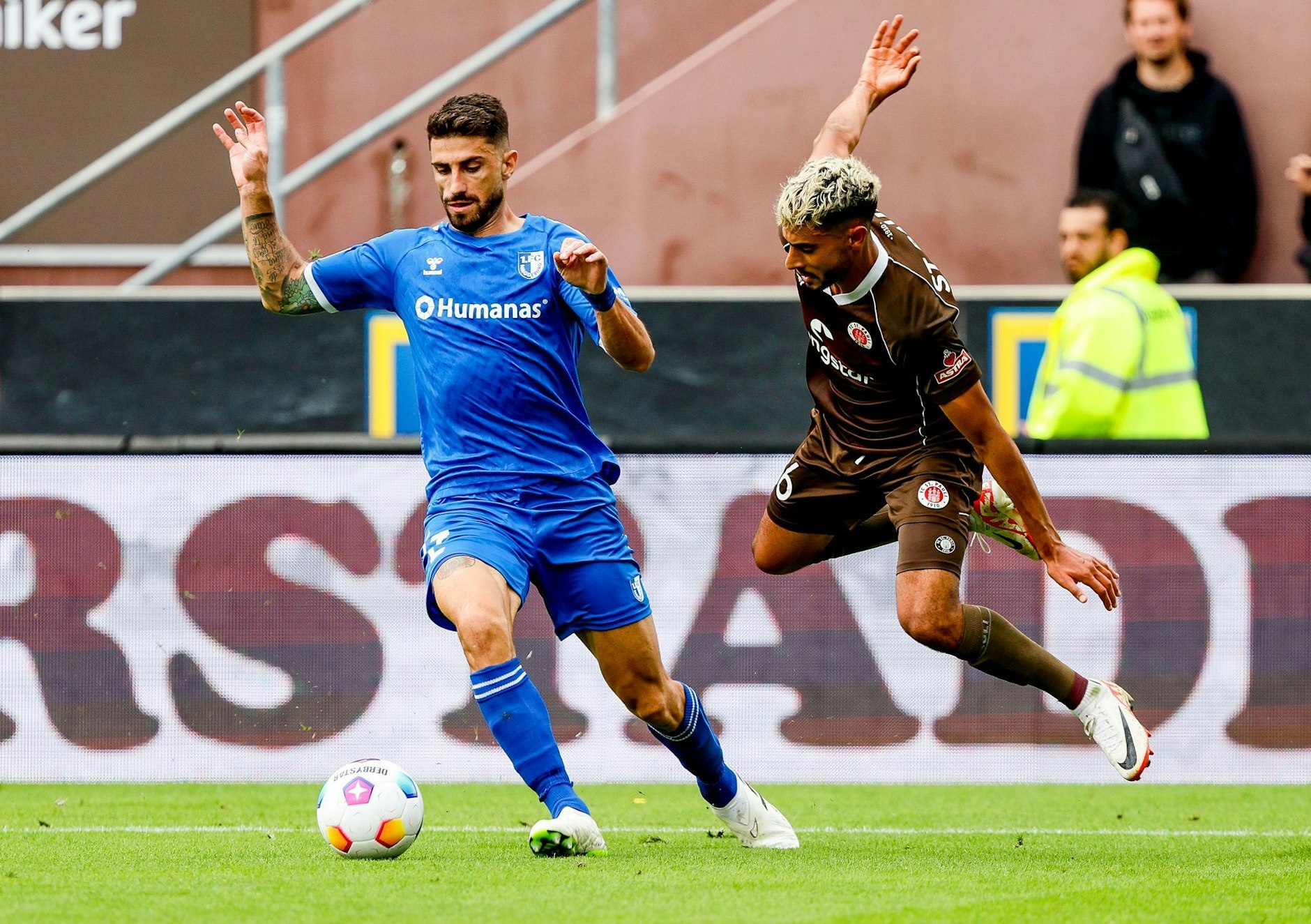 In der Partie zwischen dem FC St. Pauli und dem 1. FC Magdeburg kam es zu einer Punkteteilung.  