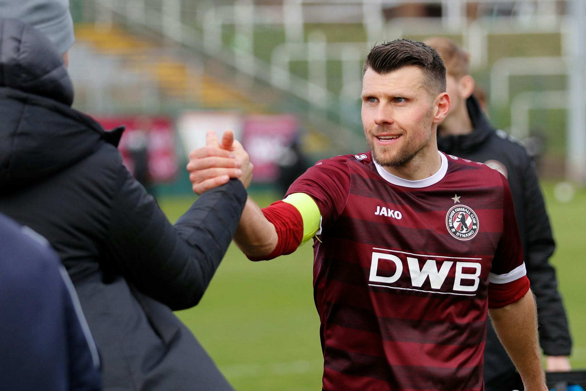 In der vergangenen Saison noch Kapitän beim BFC Dynamo, am Sonntag in Greifswald aufseiten des Gegners: Niklas Brandt