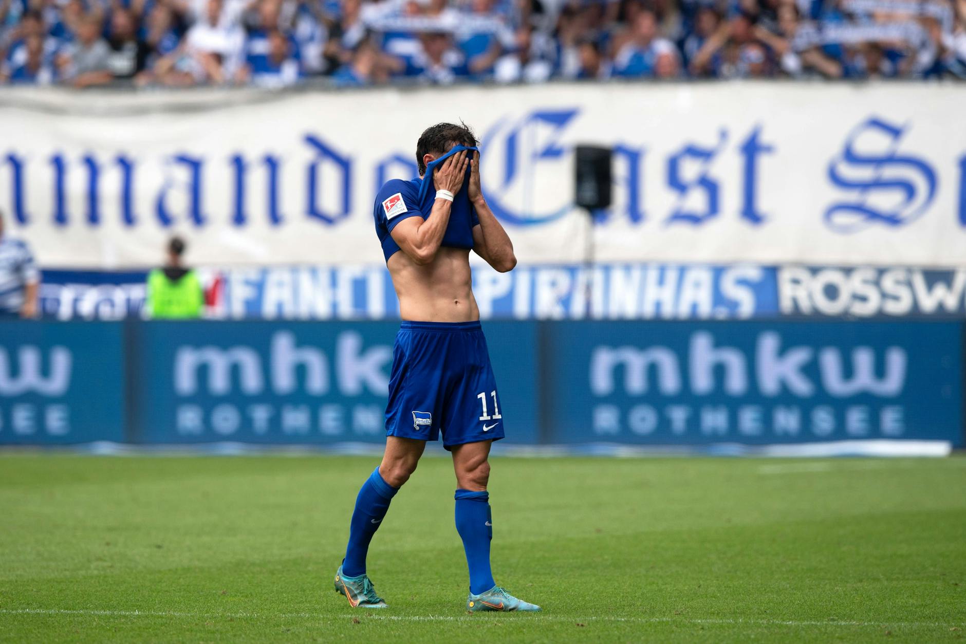 Fabian Reese machte nach 70 Sekunden das 1:0. Doch Hertha BSC verlor in einem wilden Spiel mit 4:6 beim 1. FC Magdeburg. Danach saß bei dem Flügelflitzer der Frust tief.
