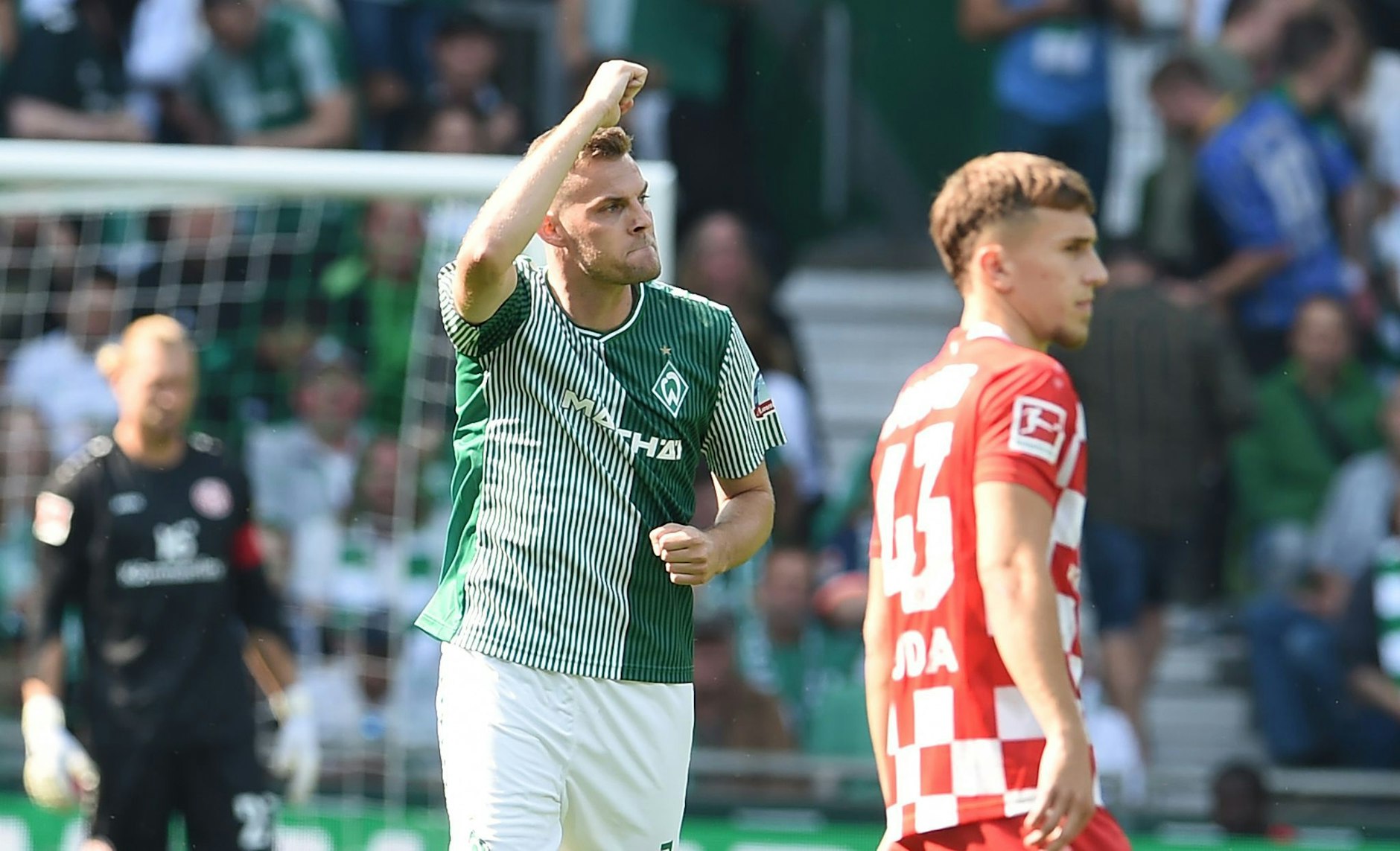 Marvin Ducksch brachte Werder beim 4:0 gegen Mainz auf die Siegerstraße.  