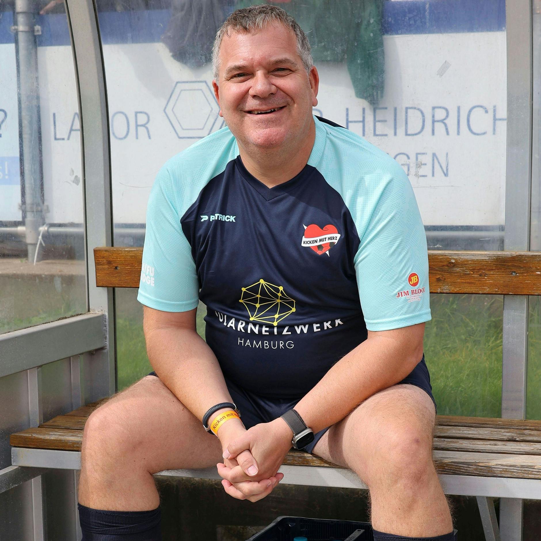 Elton ist schon seit Jahren bei „Kicken mit Herz“ dabei.