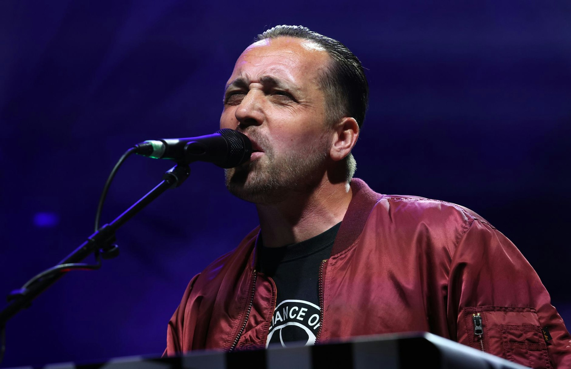 Rapper Danger Dan sorgte am zweiten Festivaltag für musikalische Höhepunkte und handfeste Ansagen gegen Rechtsextremismus.  