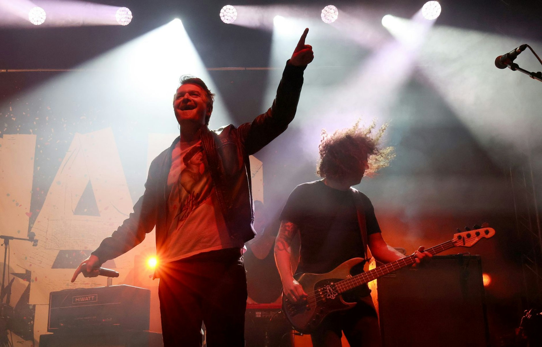 Die Band Madsen spielte beim Demokratiefestival "Jamel rockt den Förster".
