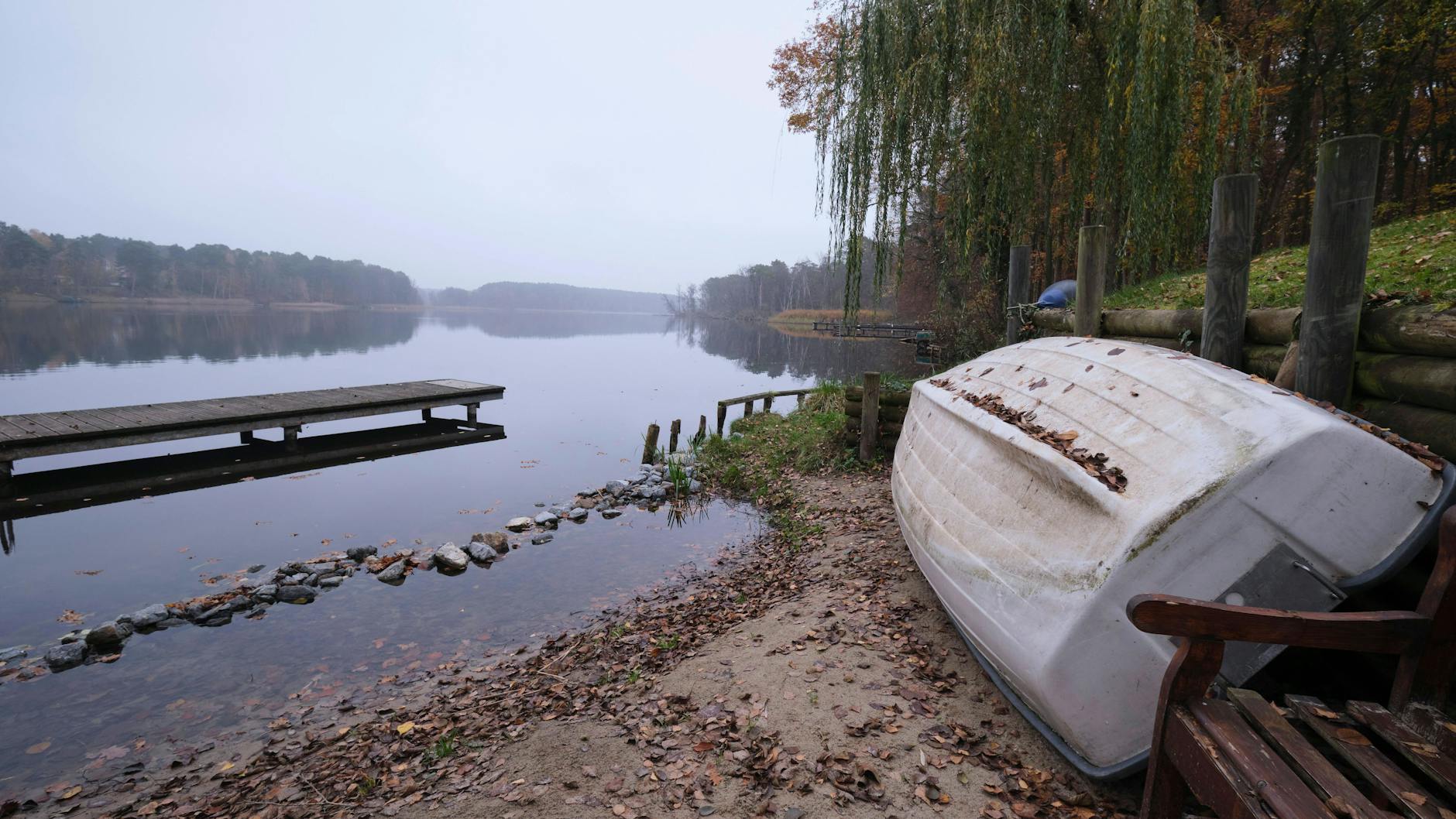 Haussee in Himmelpfort. Nicht nur zu Weihnachten ist es idyllisch hier.