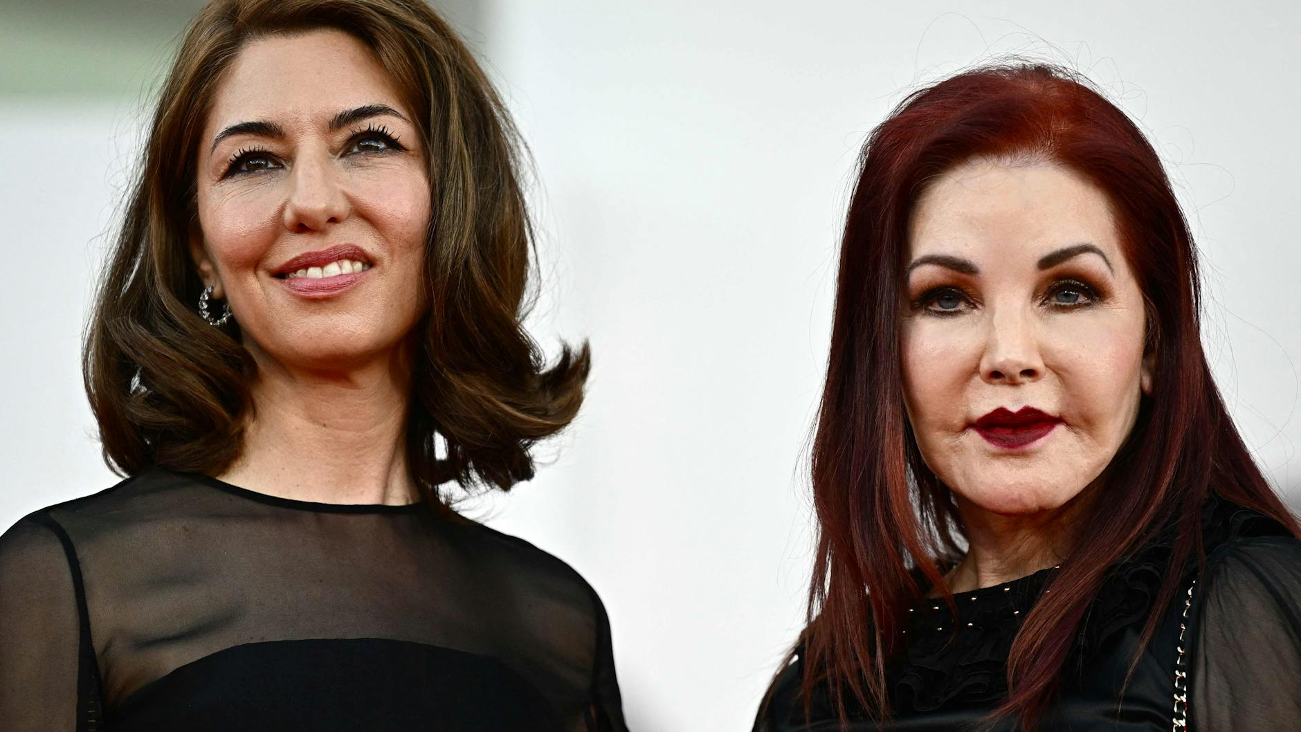 Sofia Coppola (l.) und Priscilla Presley bei den Filmfestspielen in Venedig.