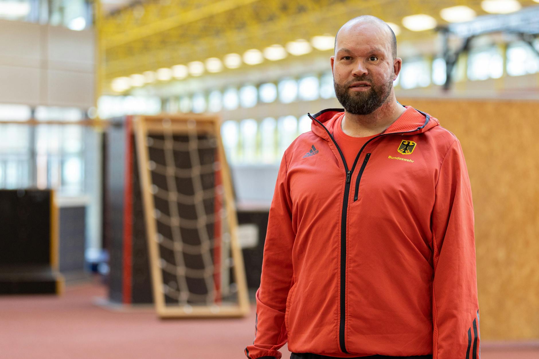 Maik Mutschke im letzten Trainingslager vor den „Invictus Games“.