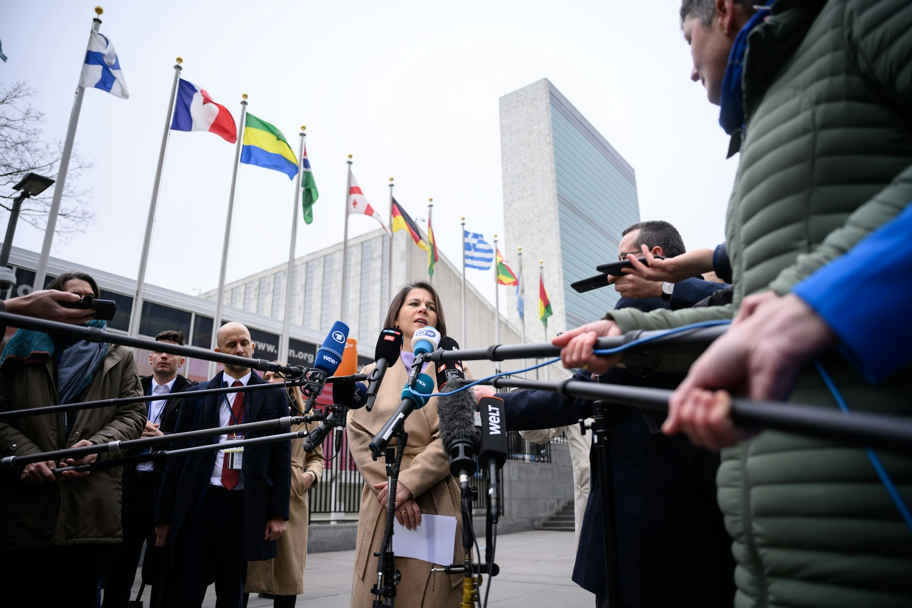 German Foreign Minister Annalena Baerbock (Grüne) in New York