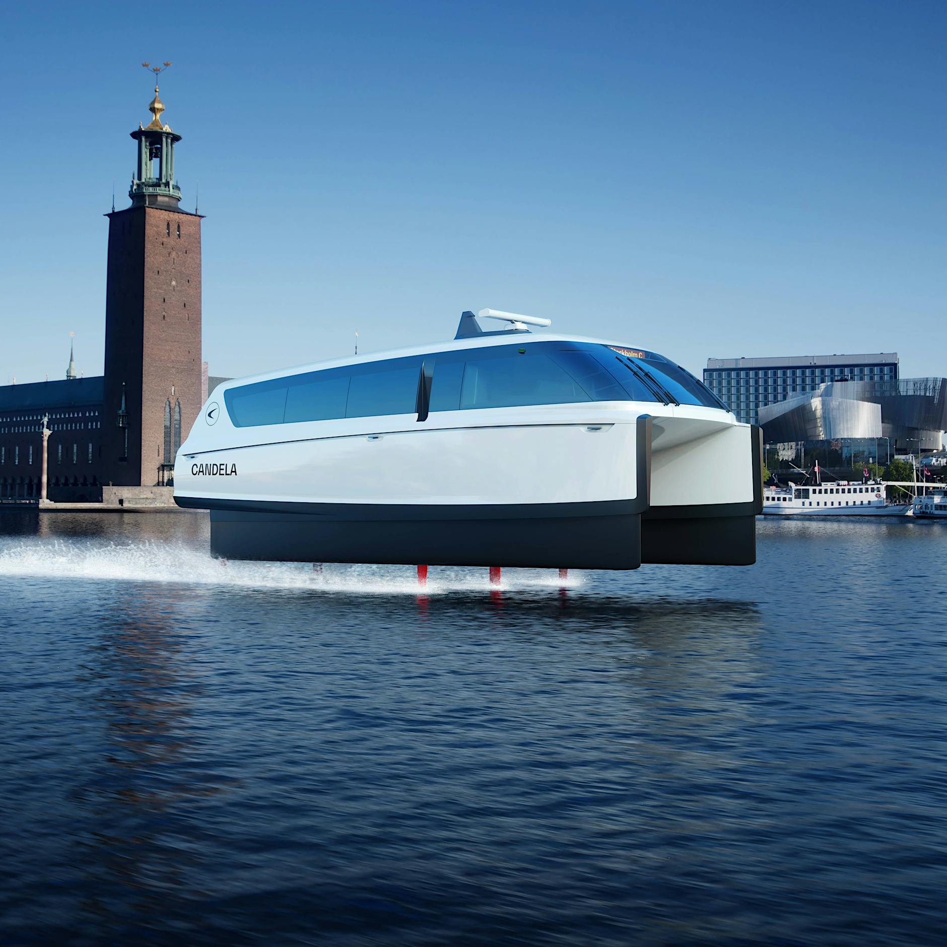Hydrofoil: Bald ein hyperschnelles Wassertaxi in Berlin?