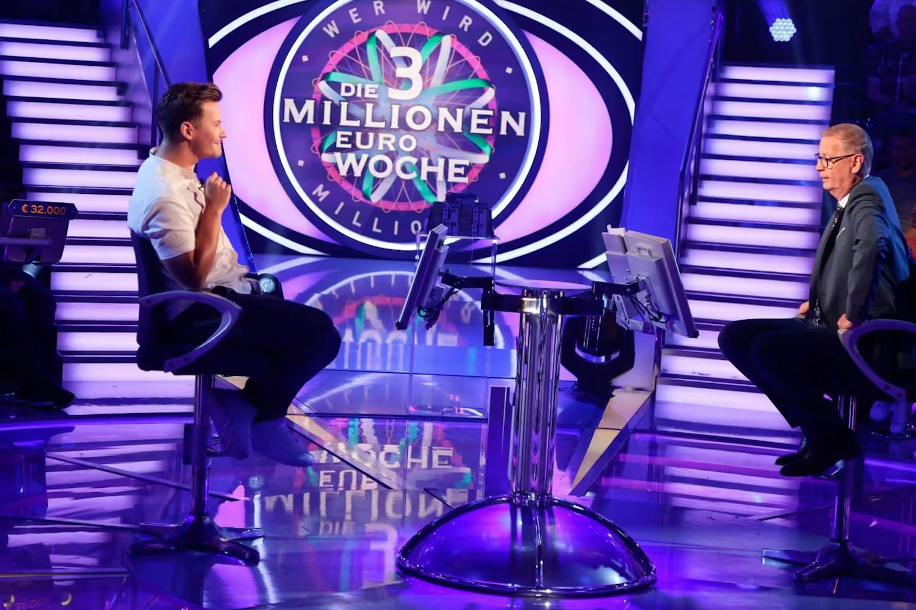 Kandidat Kai Genz und Moderator Günther Jauch brachten sich gegenseitig zum Staunen.